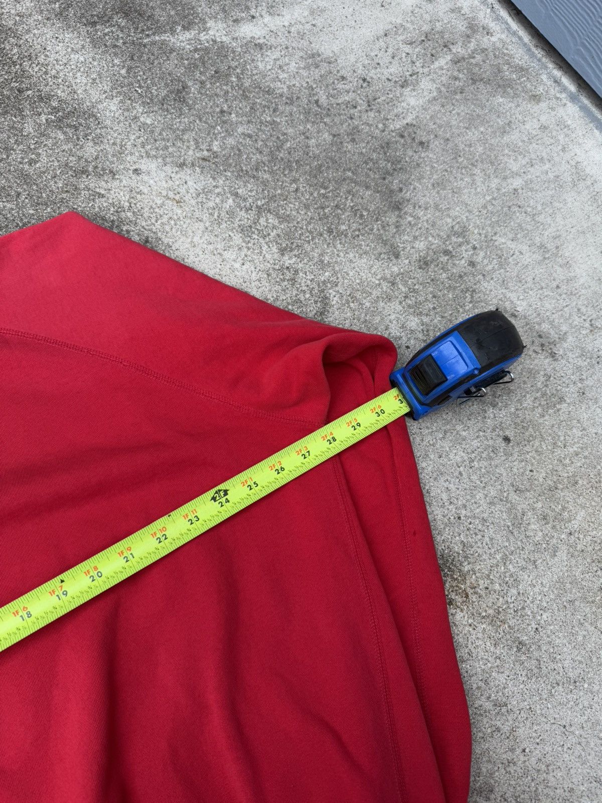 Polo Ralph Lauren × Vintage Vtg 90s Polo Ralph Lauren Red Crew Neck Grunge Sweatshirt XL Size US XL / EU 56 / 4 - 7 Thumbnail