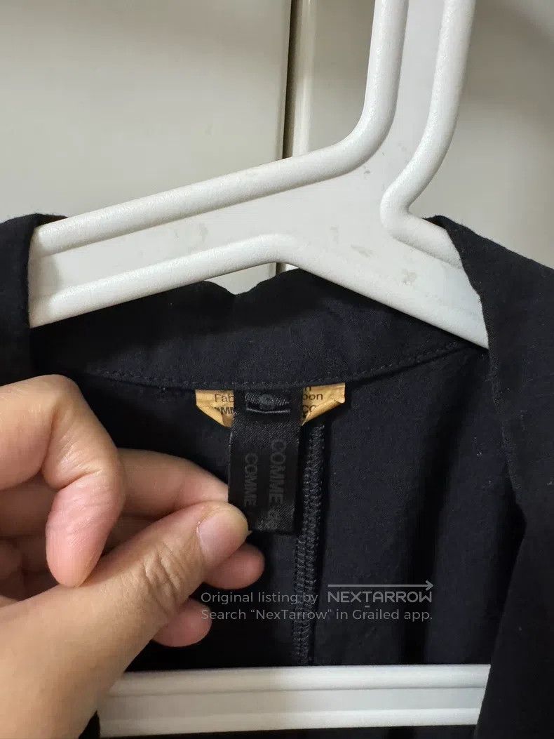 Comme des Garcons Comme Des Garcons Bias Front Buttoned Gathered Hem Shirt - Size S / US 4 / IT 40 - 3 Thumbnail