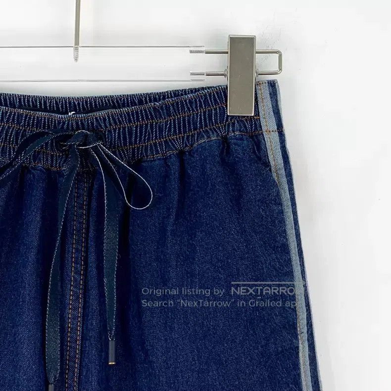 Dior Dior Dark blue side logo letter cotton denim wide-leg trou Size 42" / US 20 - 3 Thumbnail