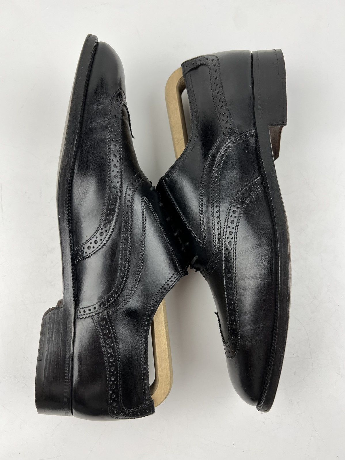 Salvatore Ferragamo SALVATORE FERRAGAMO Oxfords Leather Shoes Black Men’s Size US 10 / EU 43 - 11 Thumbnail