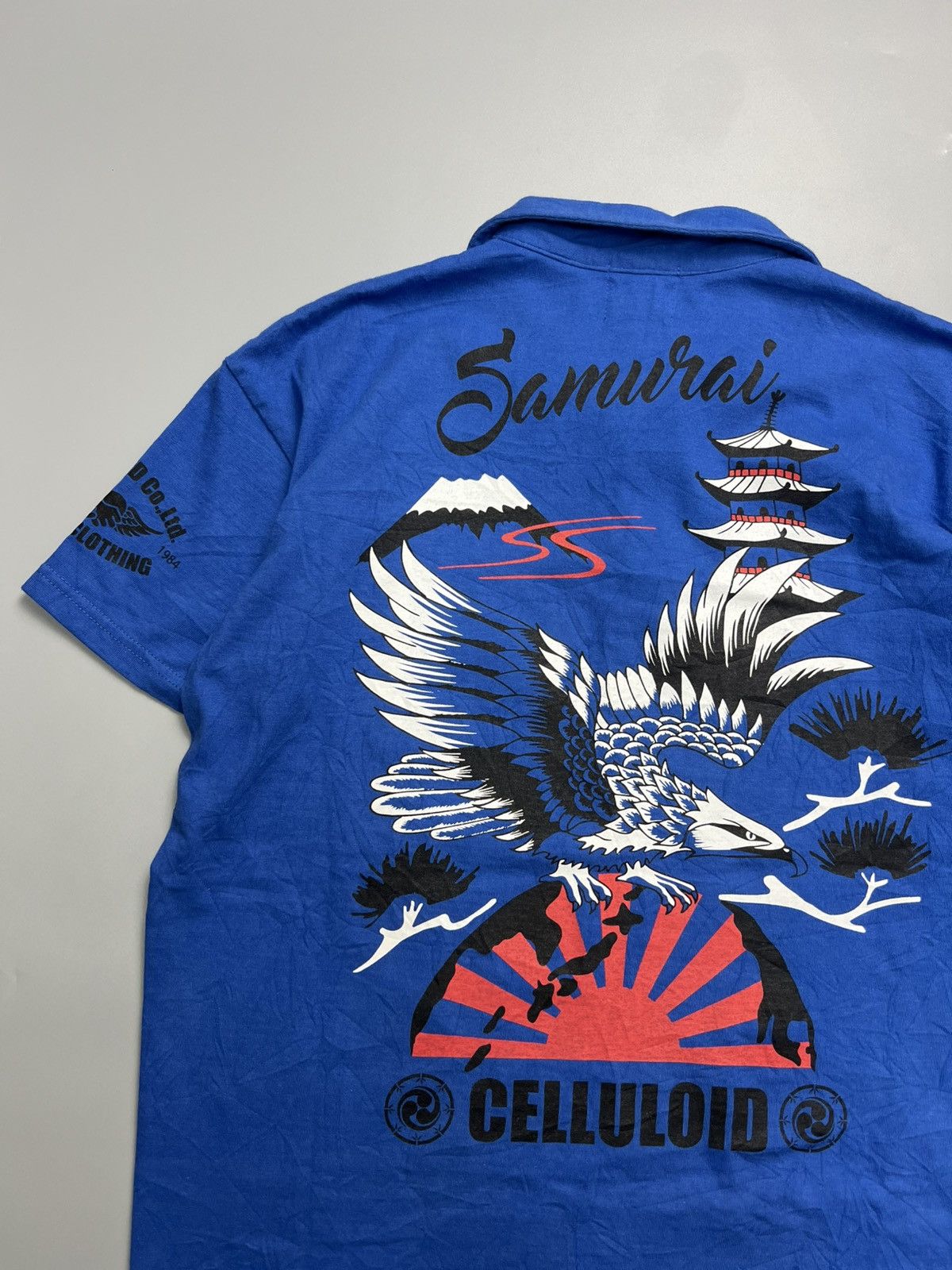 Samurai Jeans Samurai Jeans 'Celluloid Pheonix' Polo Tshirts Size US L / EU 52-54 / 3 - 2 Thumbnail