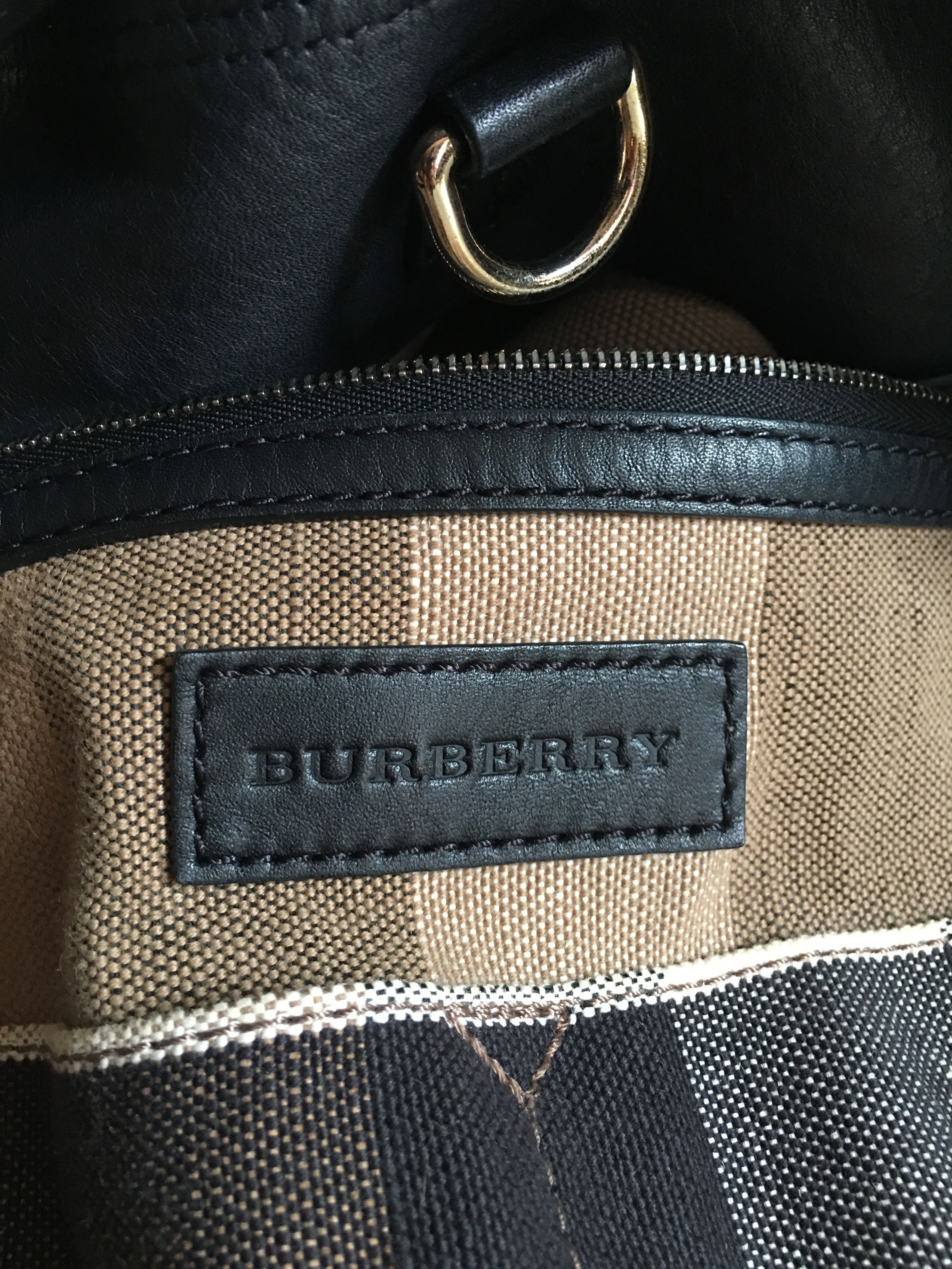 Burberry Burberry Ashby Medium Check Hobo Bag Size ONE SIZE - 15 Thumbnail