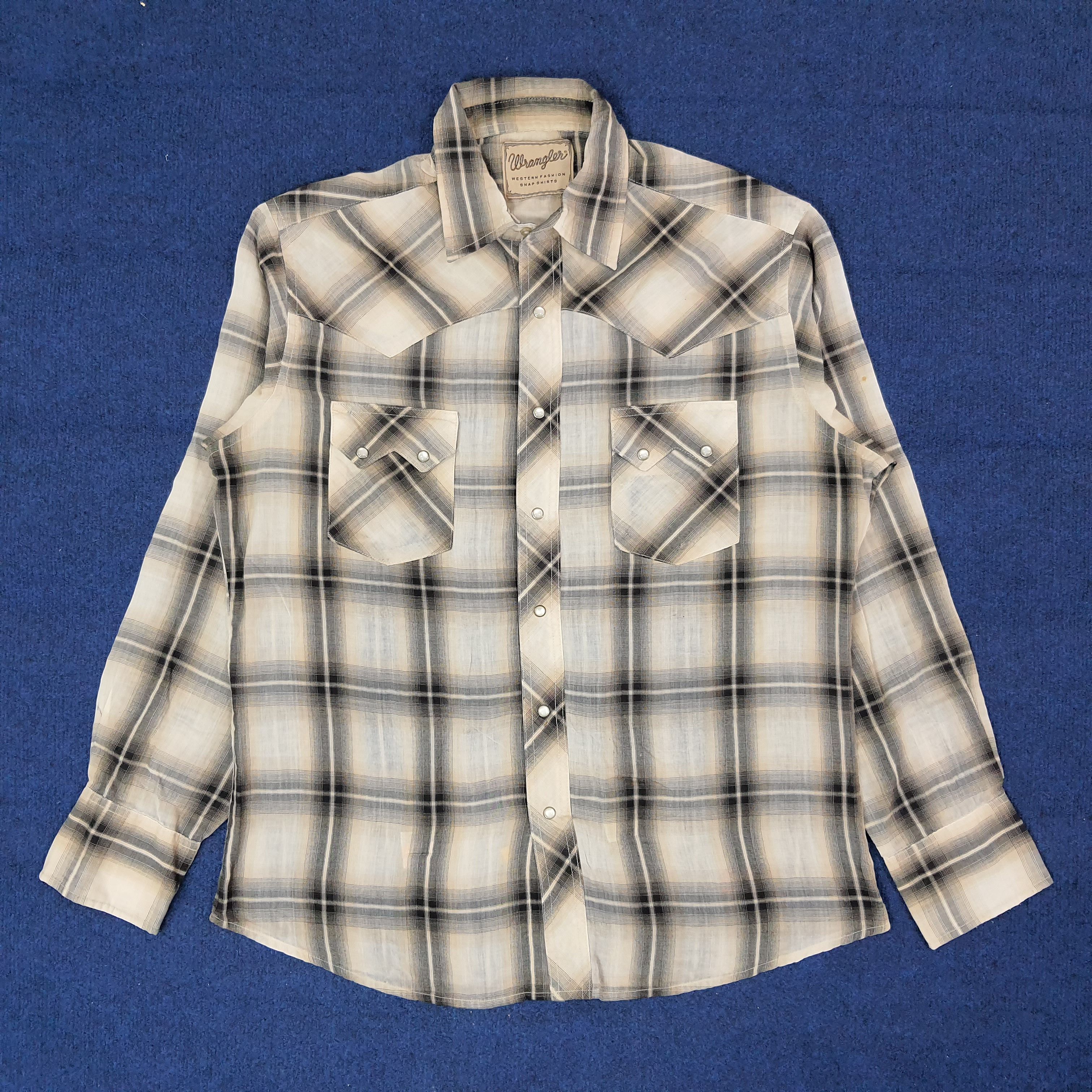 Wrangler Vintage Wrangler Western Classic Button Up Shirt C223N34 Size L / US 10 / IT 46 - 1 Thumbnail