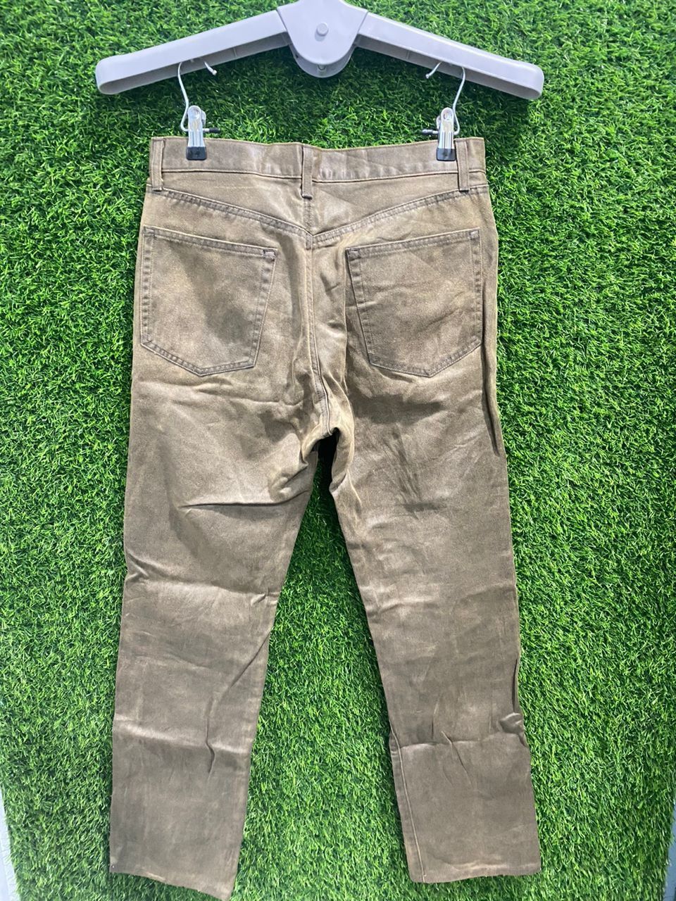 Japanese Brand Vintage Blue Way Leather Pants Size US 31 - 2 Thumbnail