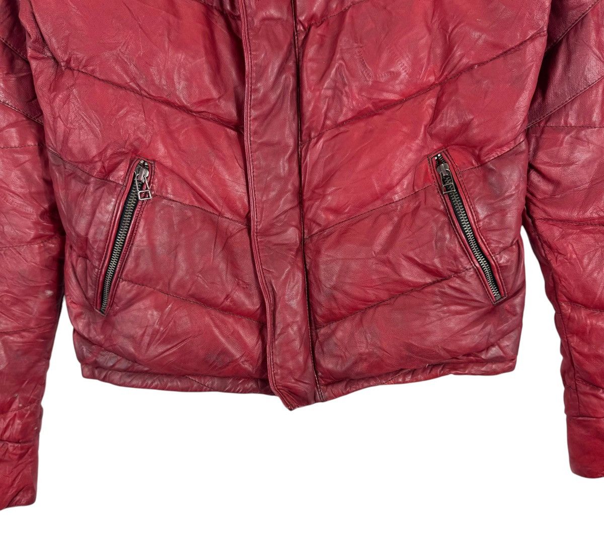 14th Addiction × If Six Was Nine × KMRii 🔥🔥 VINTAGE 14TH ADDICTION SHEEPSKIN PUFFER LEATHER JACKET Size US S / EU 44-46 / 1 - 9 Thumbnail