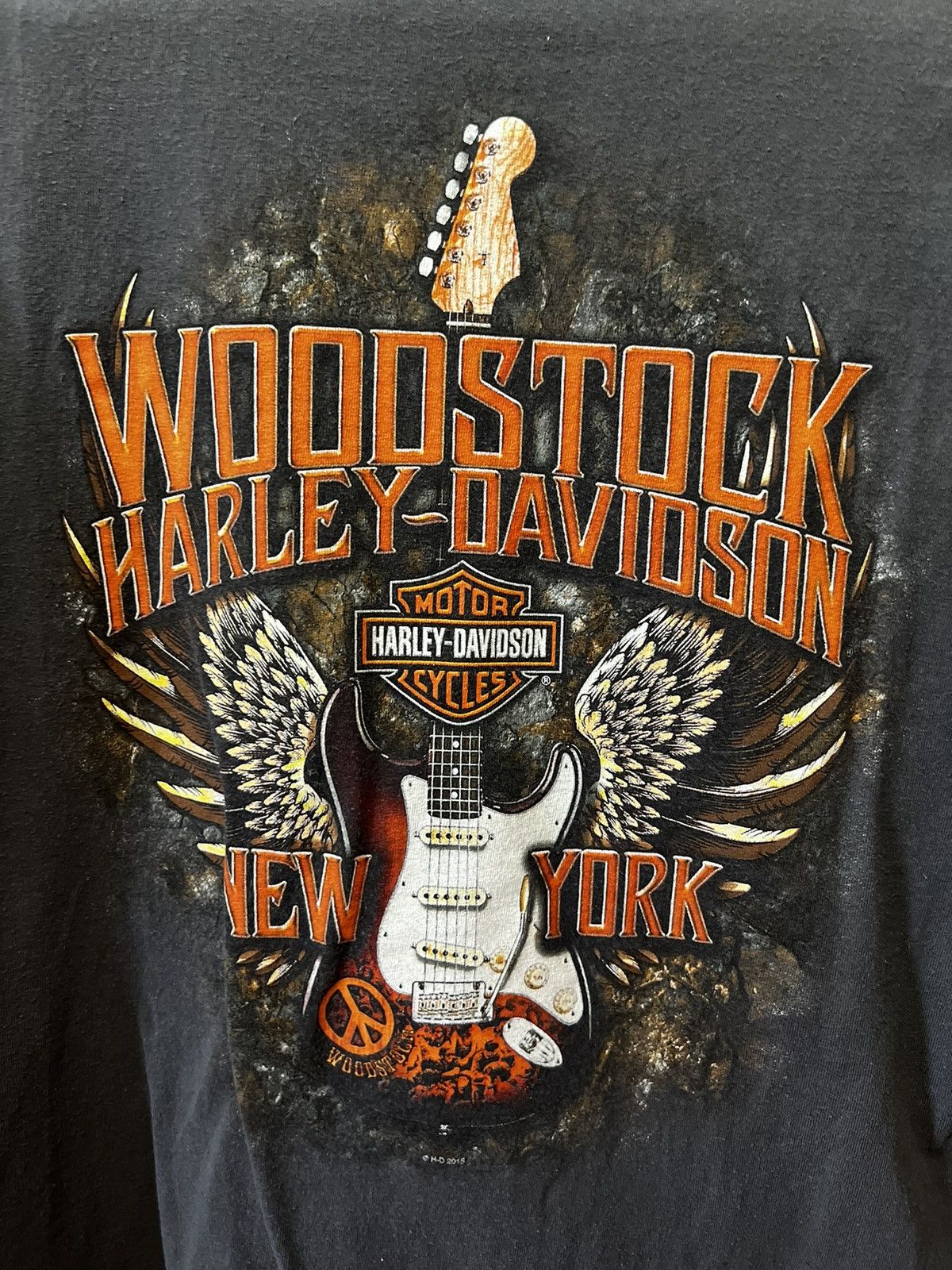 Harley Davidson × Vintage Harley Davidson T-Shirt Long Branch, NJ Size US L / EU 52-54 / 3 - 4 Thumbnail