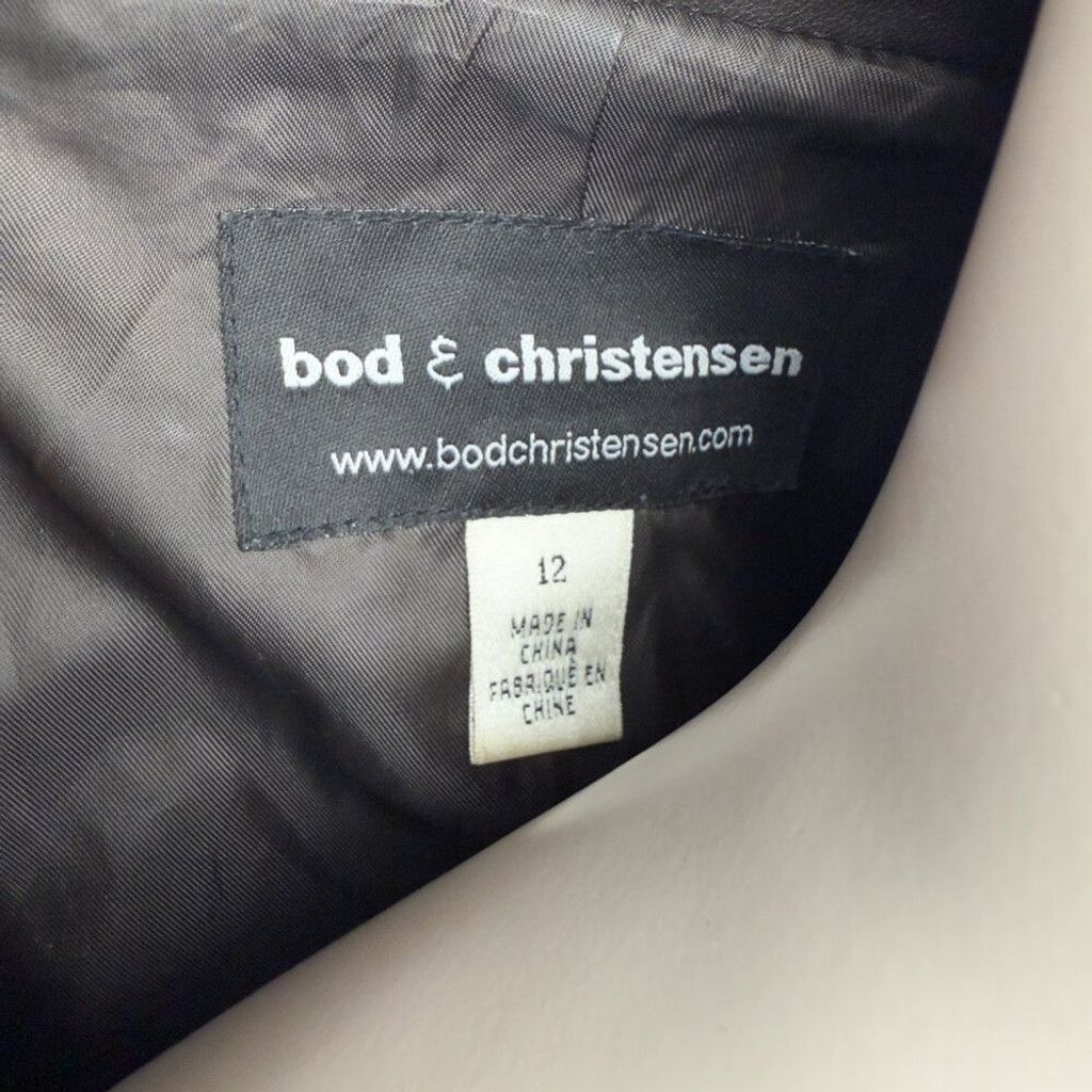 Other BOD & CHRISTENSEN Chocolate Brown Fitted Jacket Size 12 Size L / US 10 / IT 46 - 6 Thumbnail