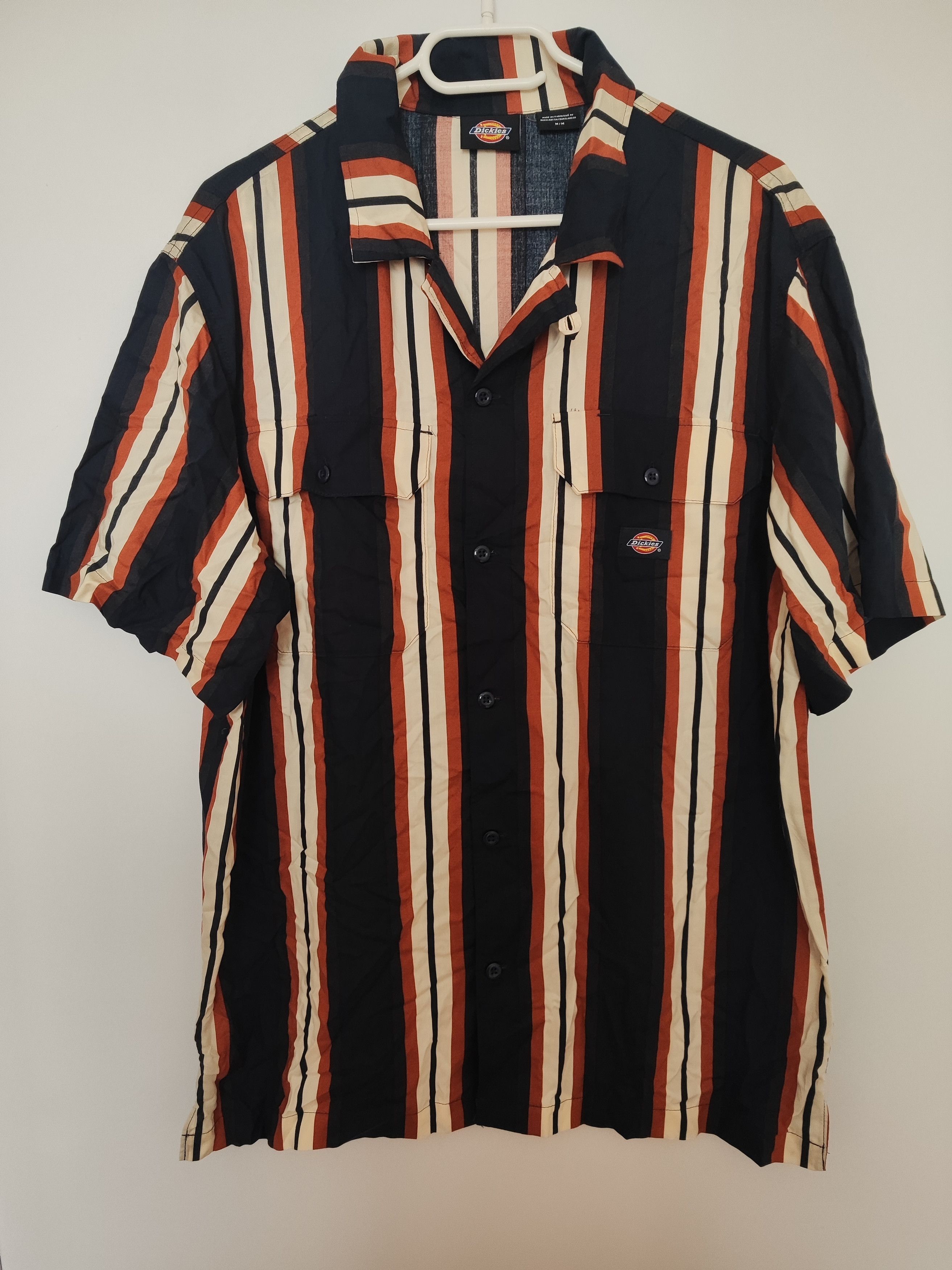 Dickies Dickies Short Sleeve Button-Up Shirt – Vertical Stripes Size US M / EU 48-50 / 2 - 6 Thumbnail