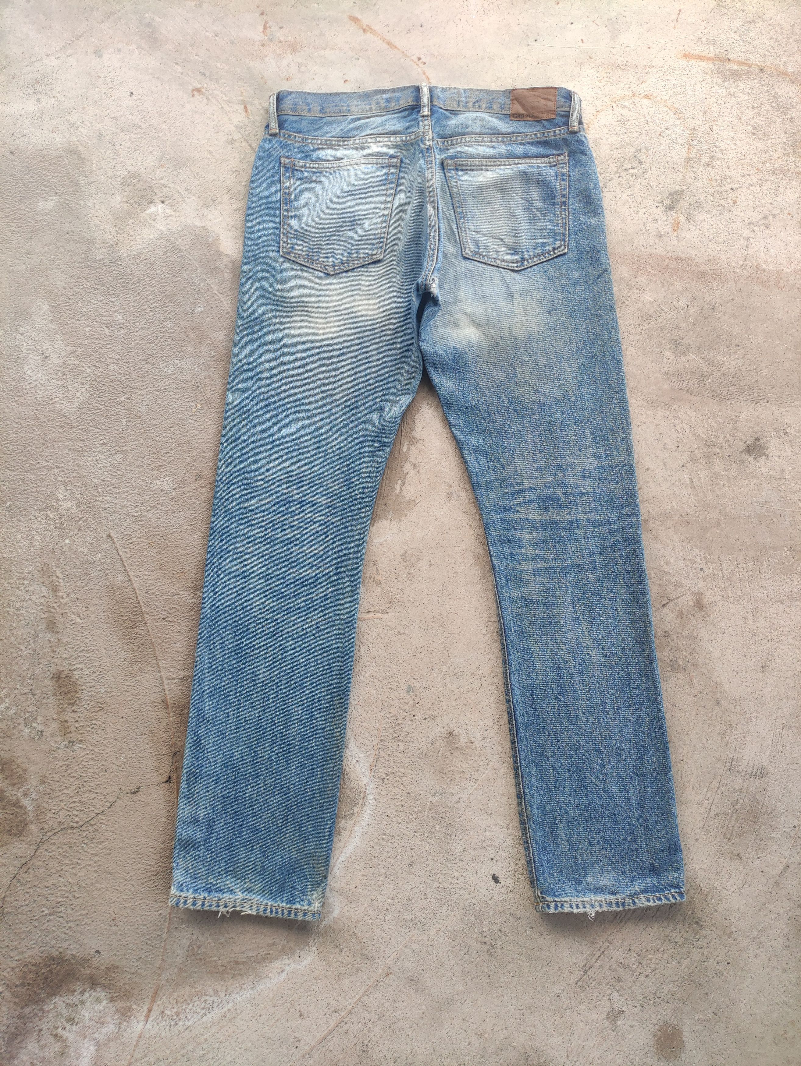 Gap Vintage Gap Rusty Jean Distressed Faded Slim Denim Size US 33 - 8 Thumbnail