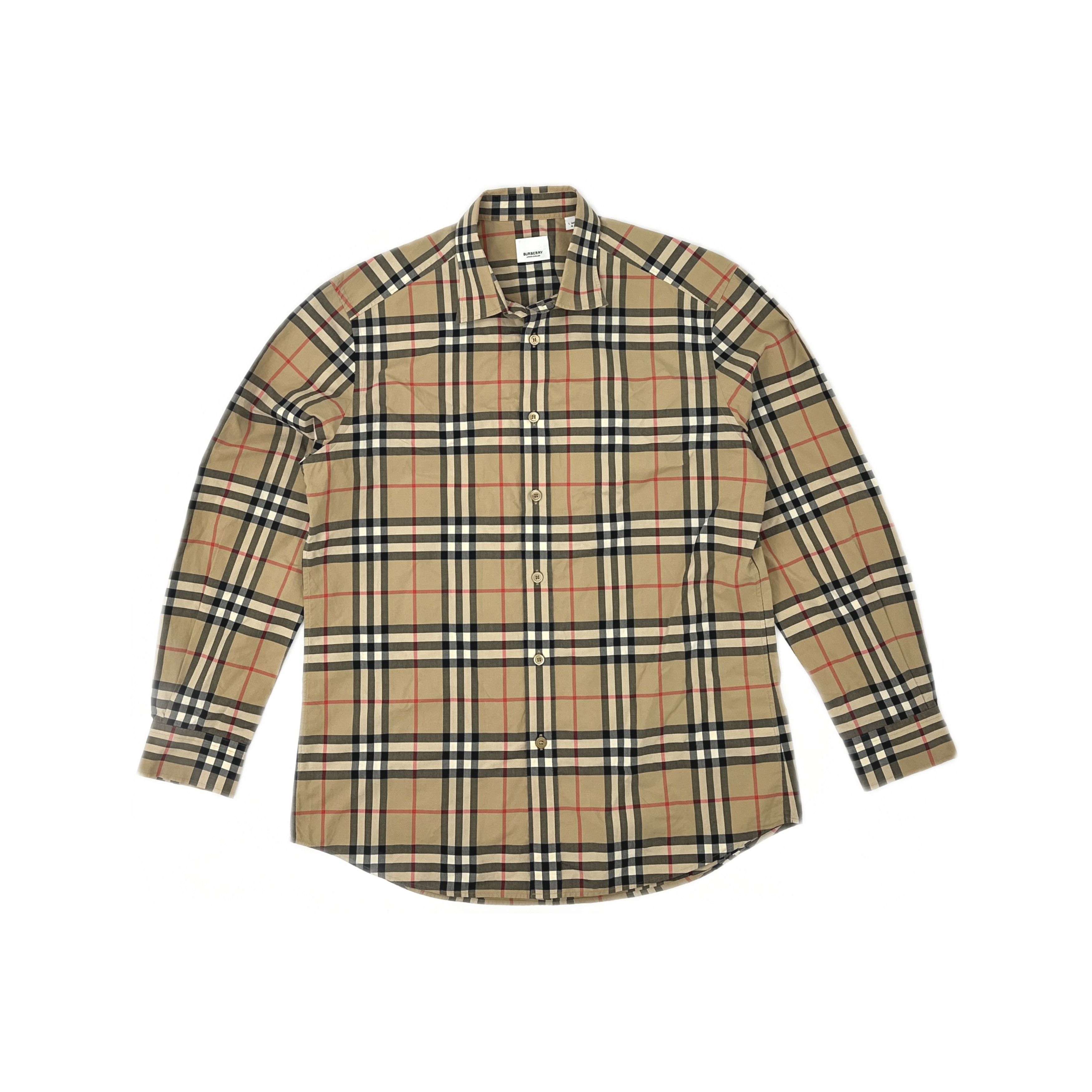 Burberry Burberry Classic Check Button Up Shirt Size L Size US L / EU 52-54 / 3 - 1 Thumbnail