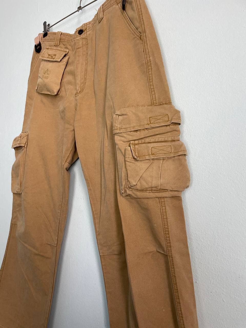 Alpha Industries × Vintage Vintage Alpha Industries Military Cargo Pants Size US 32 / EU 48 - 3 Thumbnail
