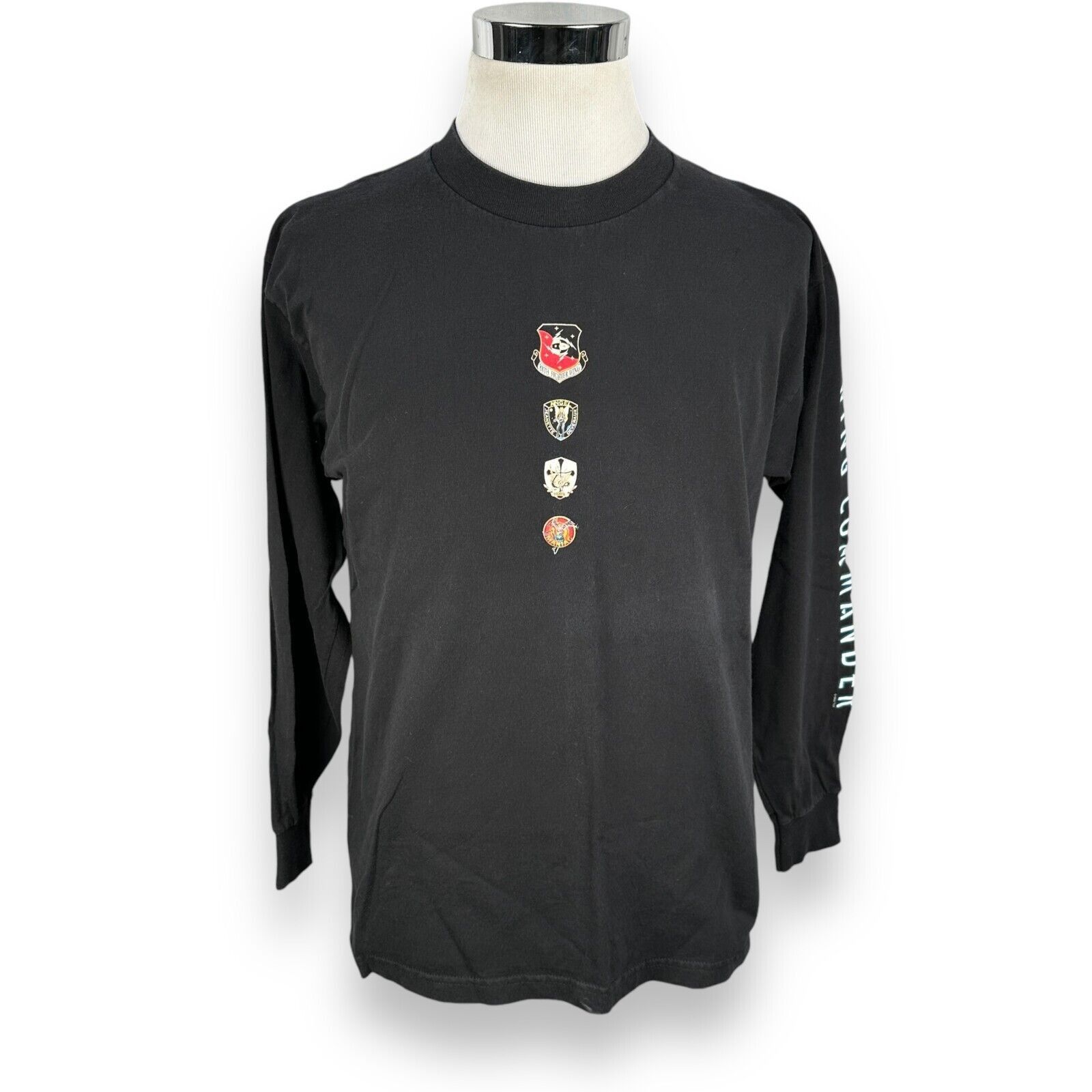 AAA Vintage Wing Commander Promo T-Shirt Large Black Long Sleeve Size US L / EU 52-54 / 3 - 1 Thumbnail
