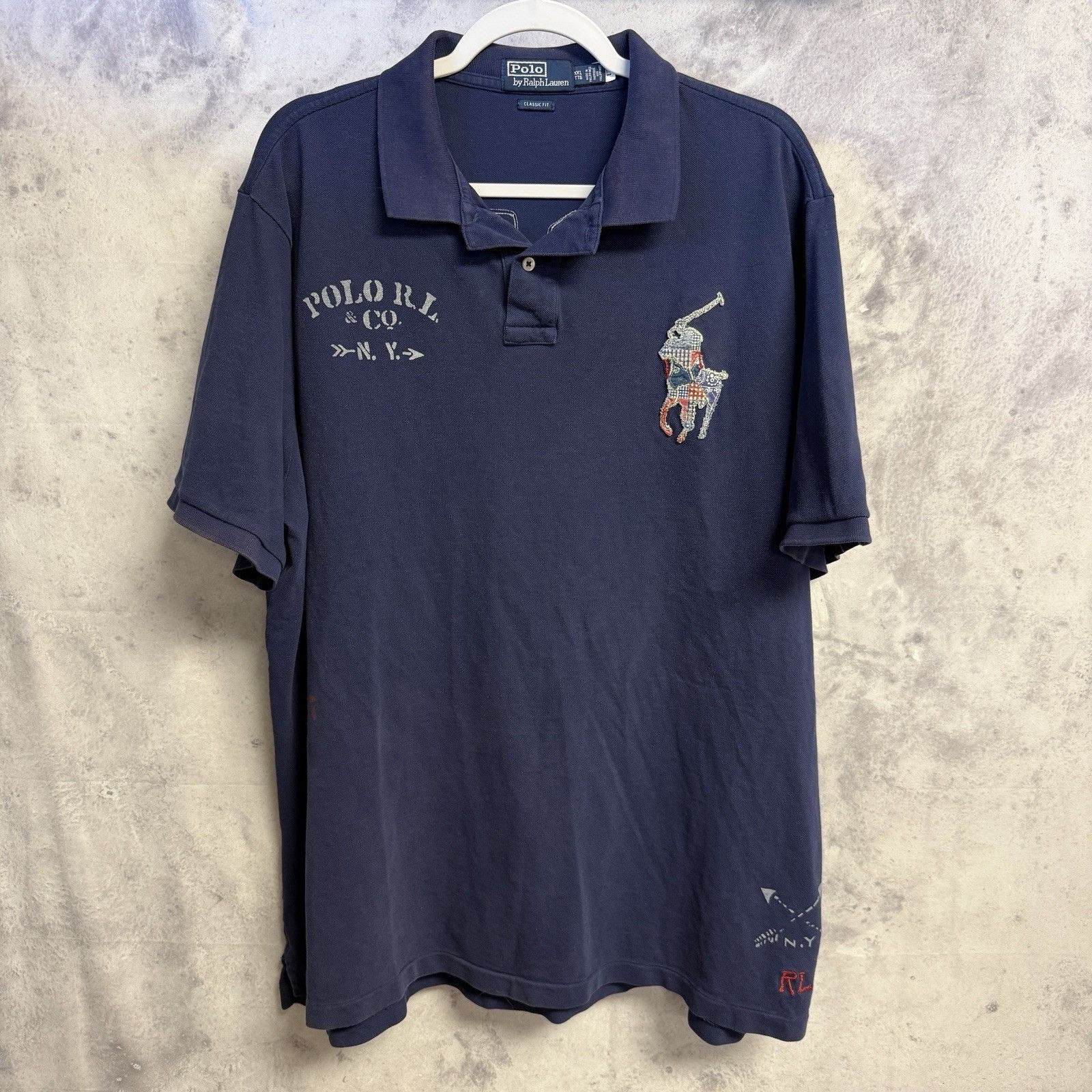 Polo Ralph Lauren Vintage Polo Ralph Lauren 67 E-05 Collared Shirt Mens 2XL Size US XXL / EU 58 / 5 - 3 Thumbnail