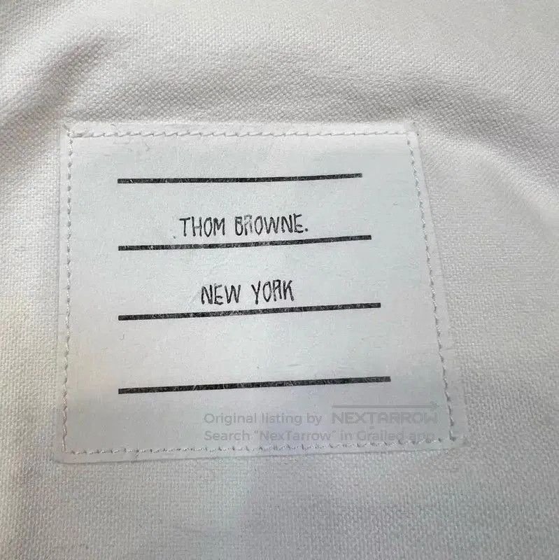 Thom Browne Thom Browne White Cotton Long Sleeve Shirt . Size M / US 6-8 / IT 42-44 - 5 Thumbnail