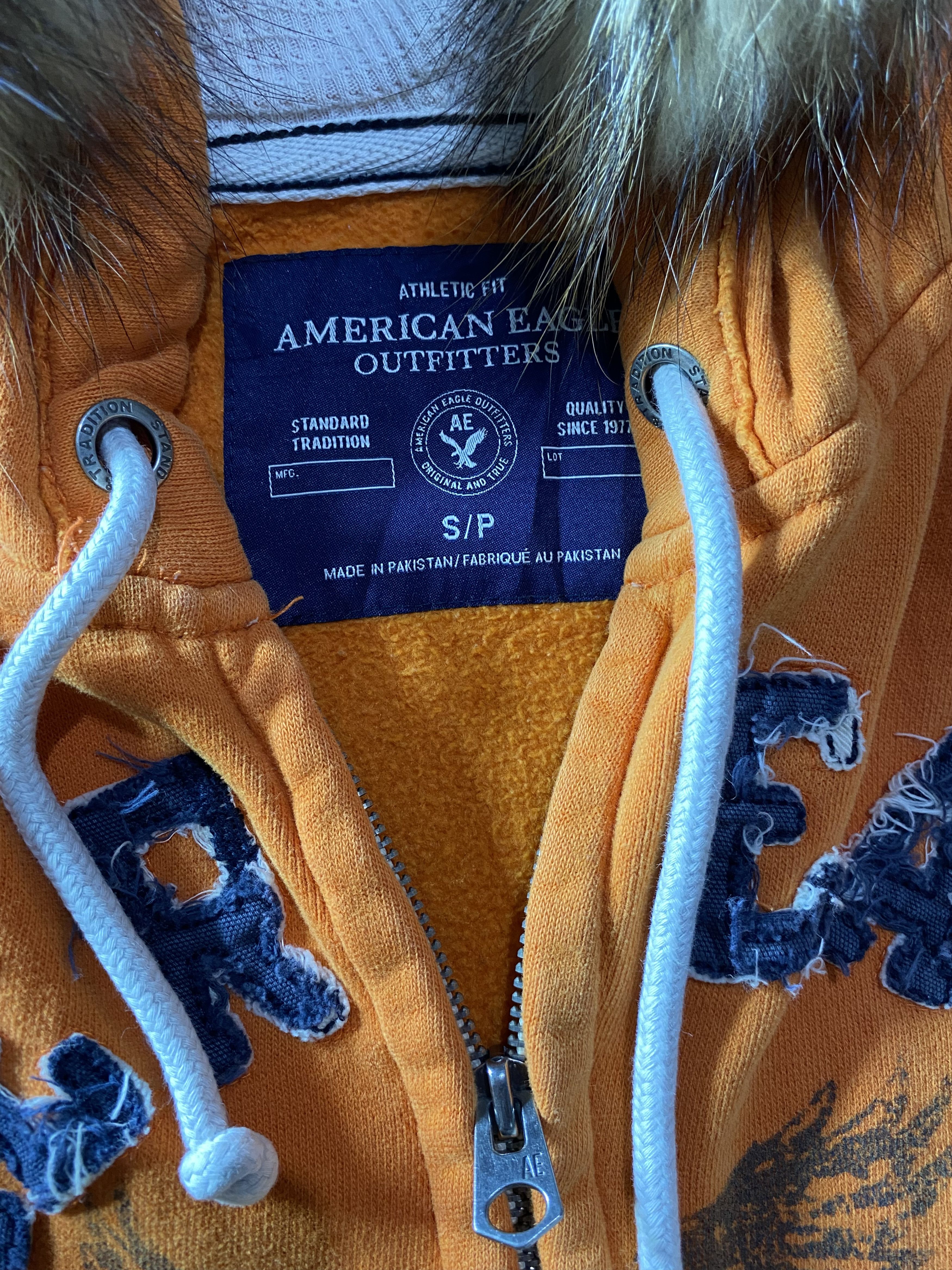 If Six Was Nine × Japanese Brand × PPFM Japanese american eagle faux fur distressed hoodie Size US S / EU 44-46 / 1 - 3 Thumbnail