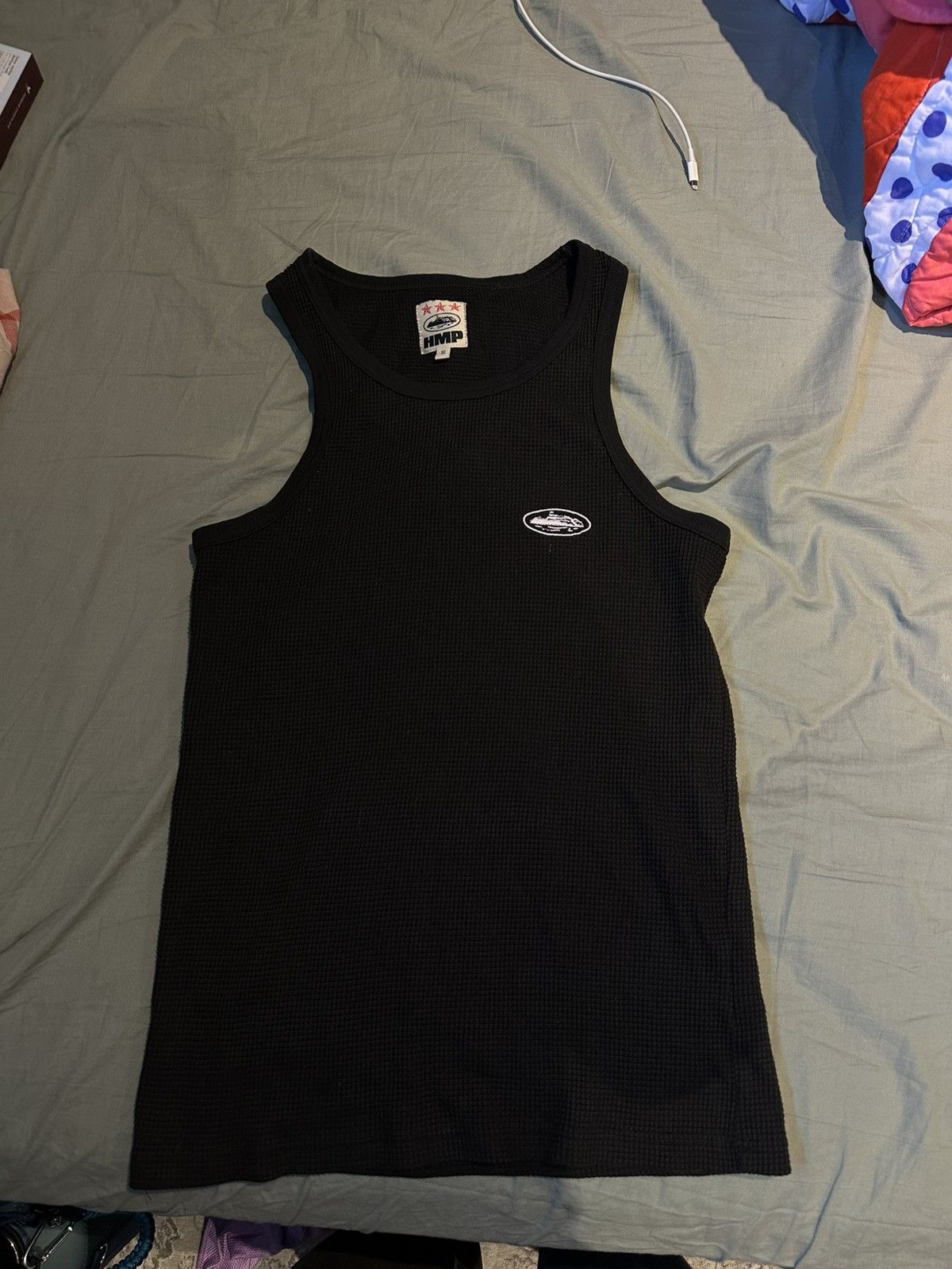 Corteiz Black Tank Top Small (perfect fit) Size US S / EU 44-46 / 1 - 1 Thumbnail