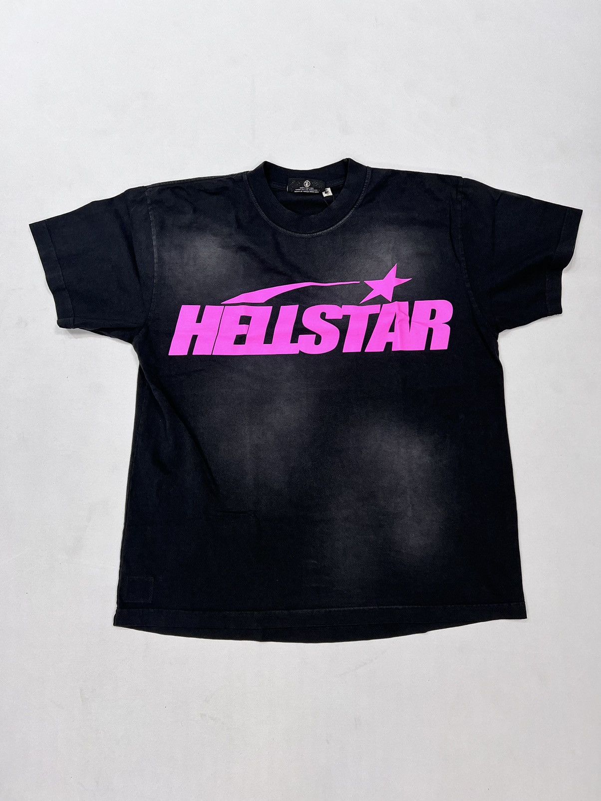 HELLSTAR Hellstar Classic T-Shirt (Regular Logo) Black/Pink | Grailed