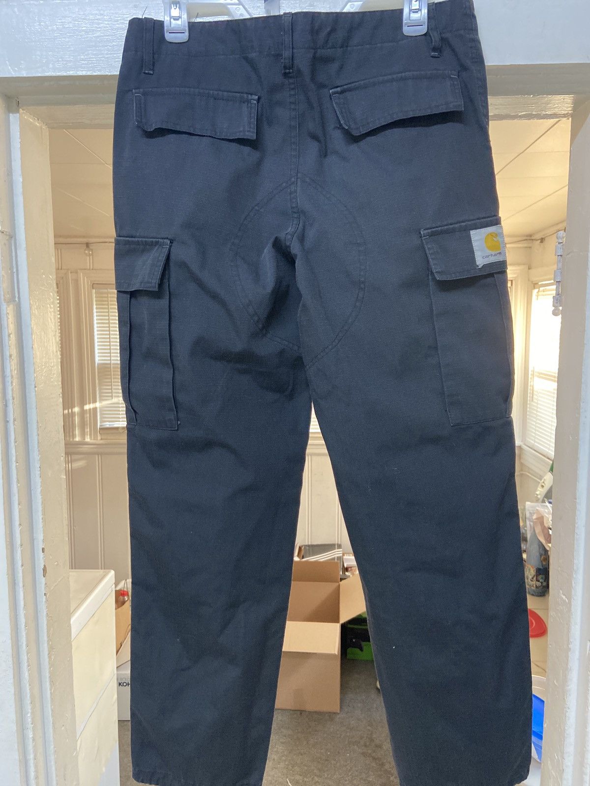 Carhartt Carhartt Work in Progress Hooded Theory Sweat Cargo Pants Size US 32 / EU 48 - 3 Thumbnail