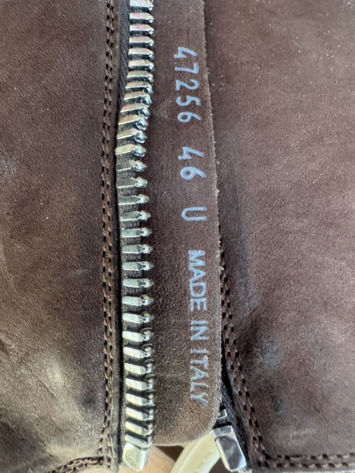 Rick Owens Drkshdw Rick Owens DRKSHDW brown leather mainline ramones Size US 13 / EU 46 - 10 Thumbnail