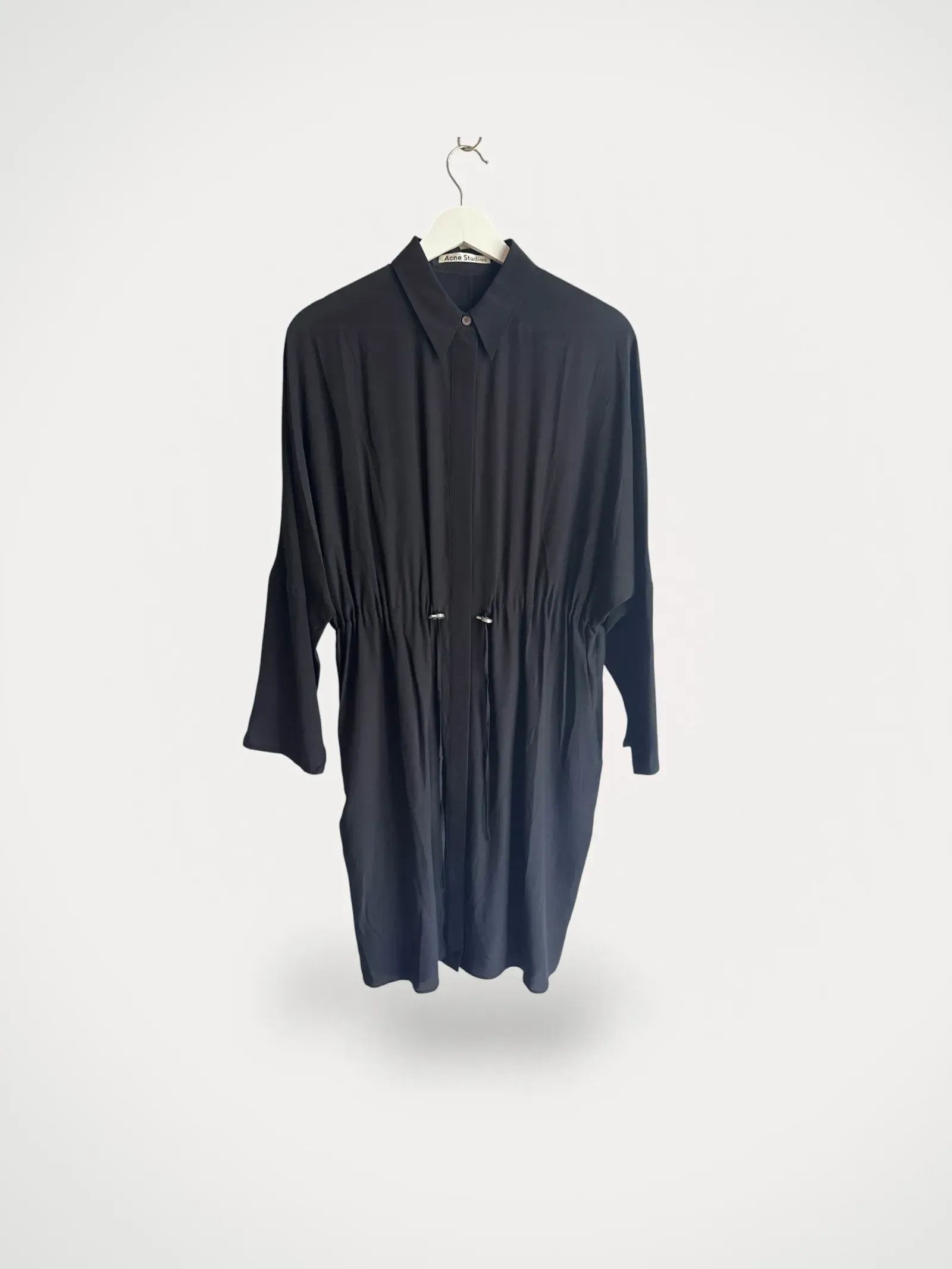 Acne Studios Acne Studios Peg silk crepe shirt dress Dress Size XS / US 0-2 / IT 36-38 - 1 Thumbnail