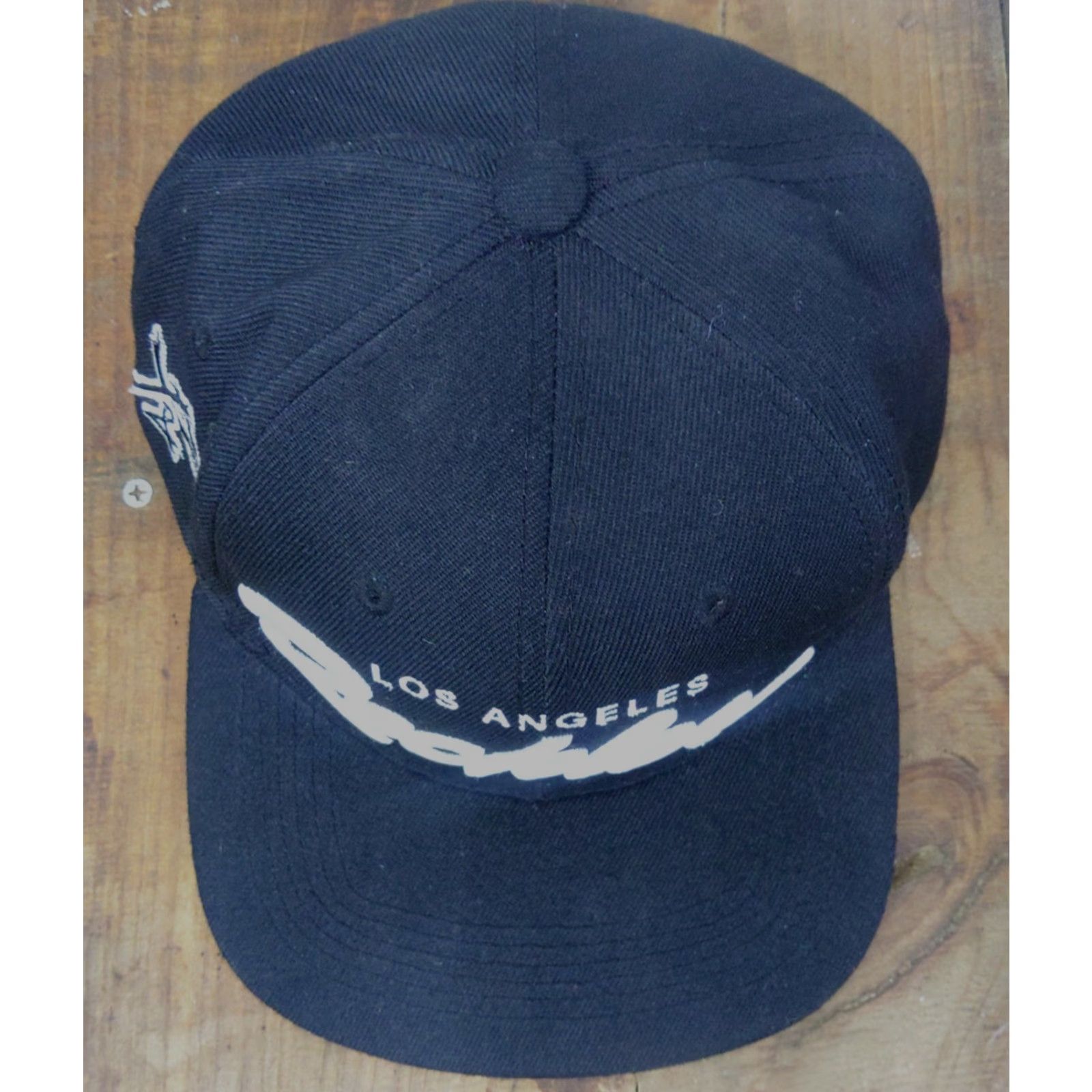 Vintage Young & Reckless Snapback Cap Mens All Black Wool Twill Adjustable Los Angeles Reckless Cap Size ONE SIZE - 3 Thumbnail