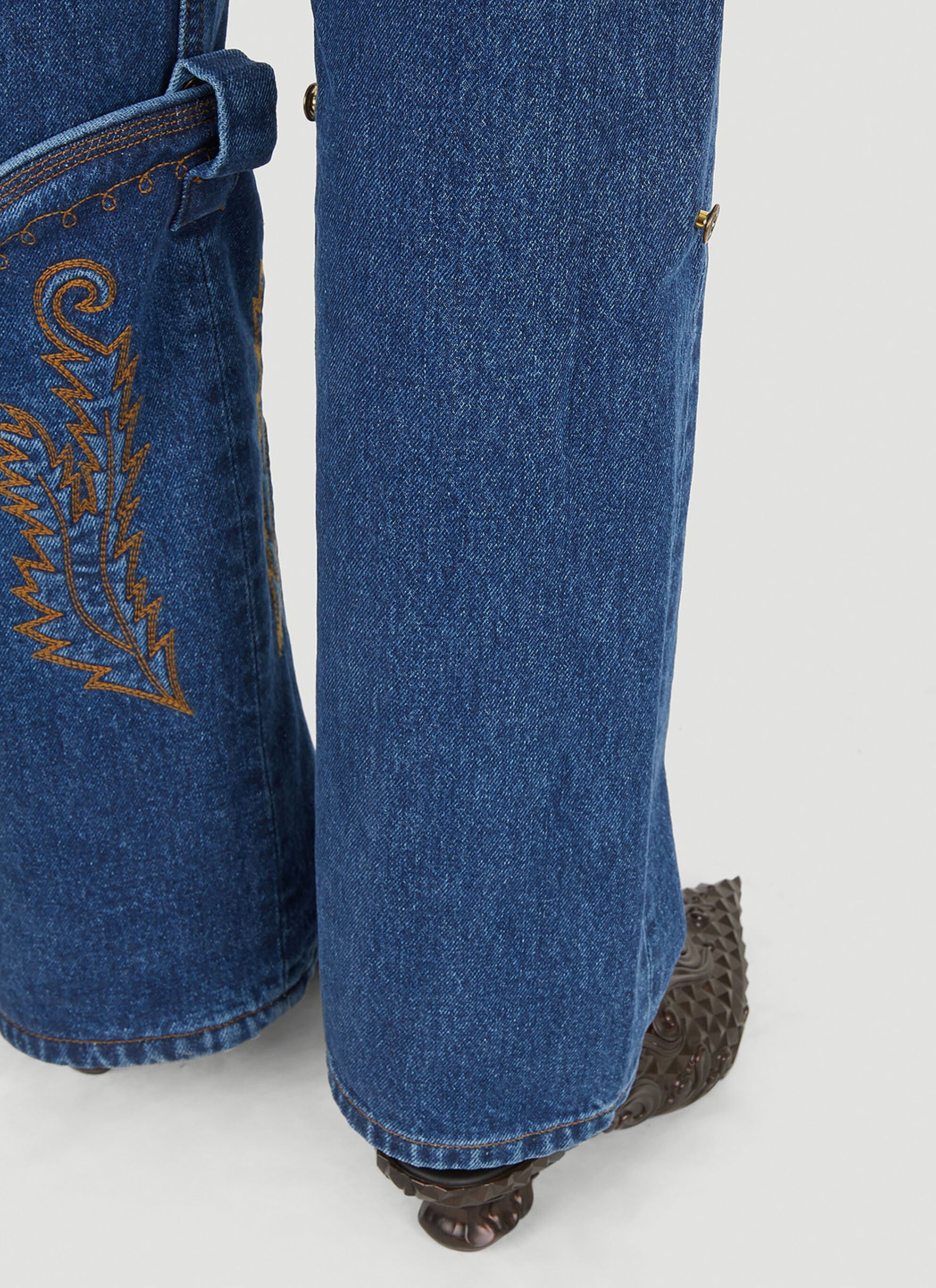 Y/Project $735 Y/Project Cowboy Cuff Jeans Size US 29 - 5 Thumbnail