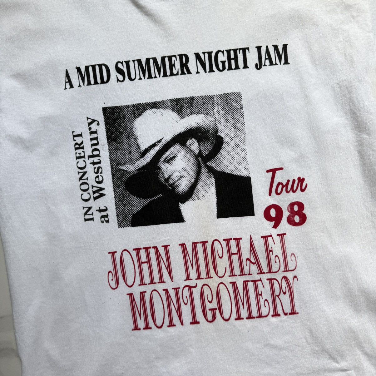 Country Road Vintage John Michael Montgomery Tour 98 T-Shirt Size US XL / EU 56 / 4 - 4 Thumbnail