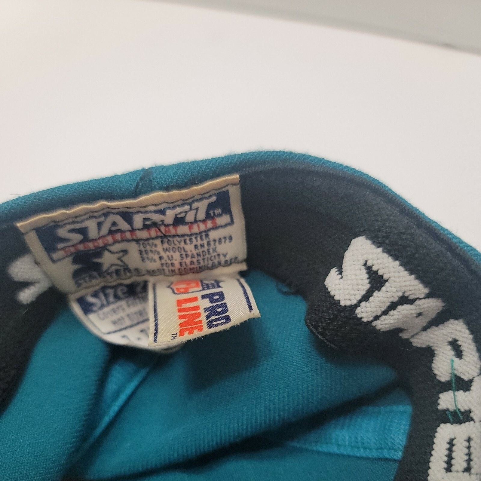 Starter Vtg Pro Line Miami Dolphins Starter Fitted Hat Cap 7 - 7 3/4 Size ONE SIZE - 7 Thumbnail