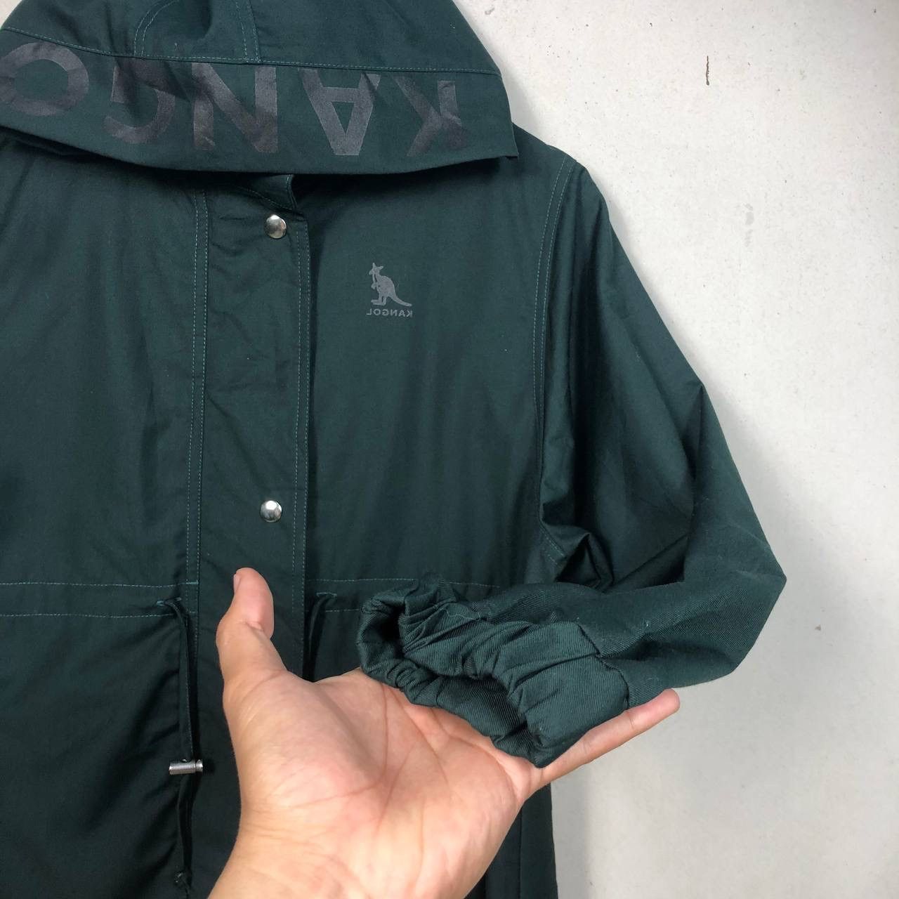 Kangol Kangol X Cecil McBee Green Long Trench Jacket Size US M / EU 48-50 / 2 - 5 Thumbnail