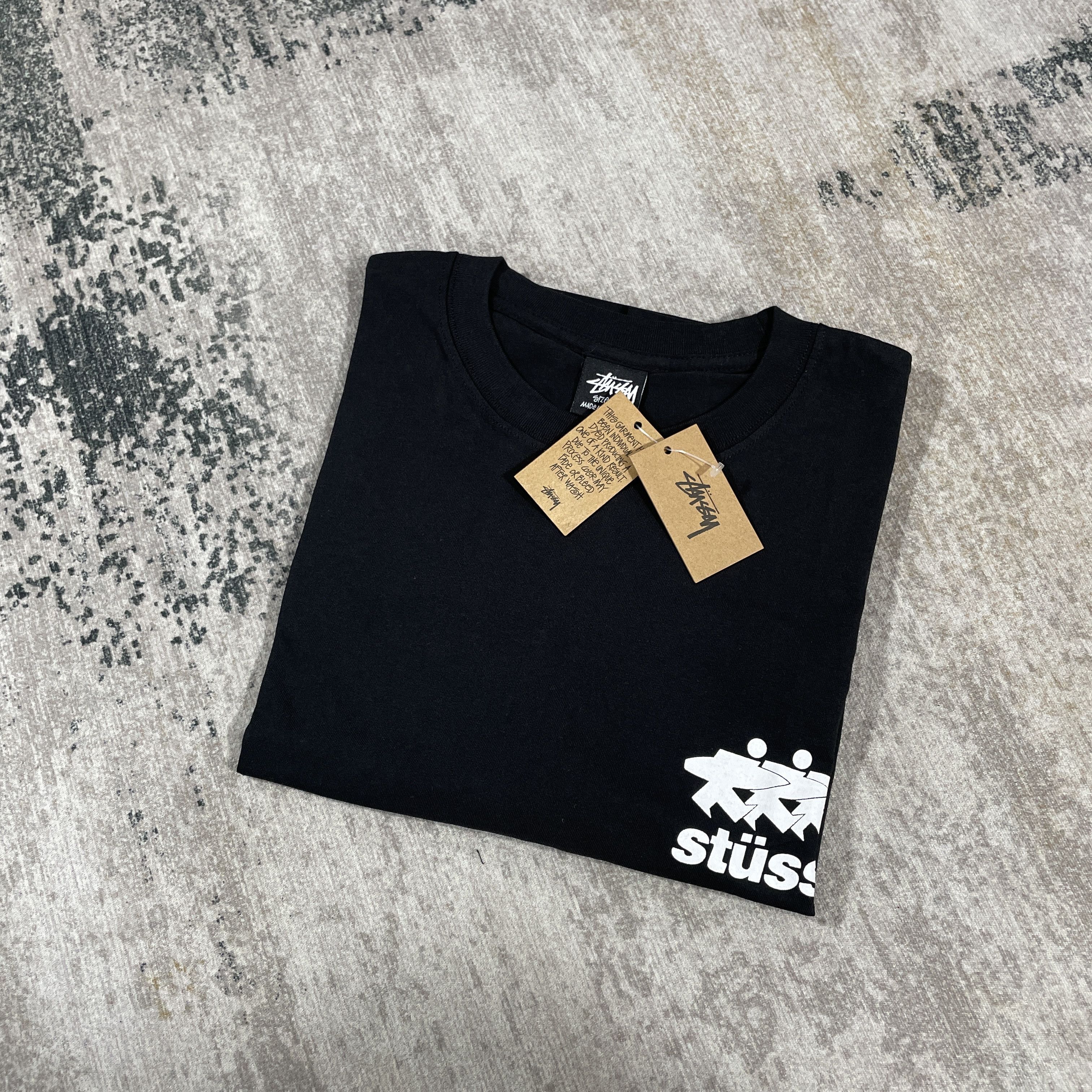 Stussy Stussy Logo Surfman Black Large Size US L / EU 52-54 / 3 - 4 Thumbnail