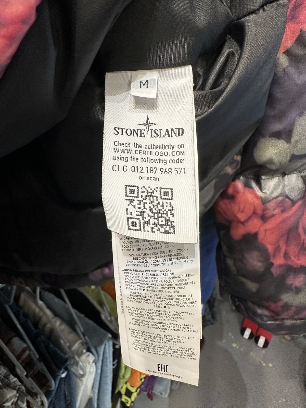 Stone Island × Supreme Supreme x Stone Island Lamy Cover Stampato Puffy Jacket Size US M / EU 48-50 / 2 - 7 Thumbnail