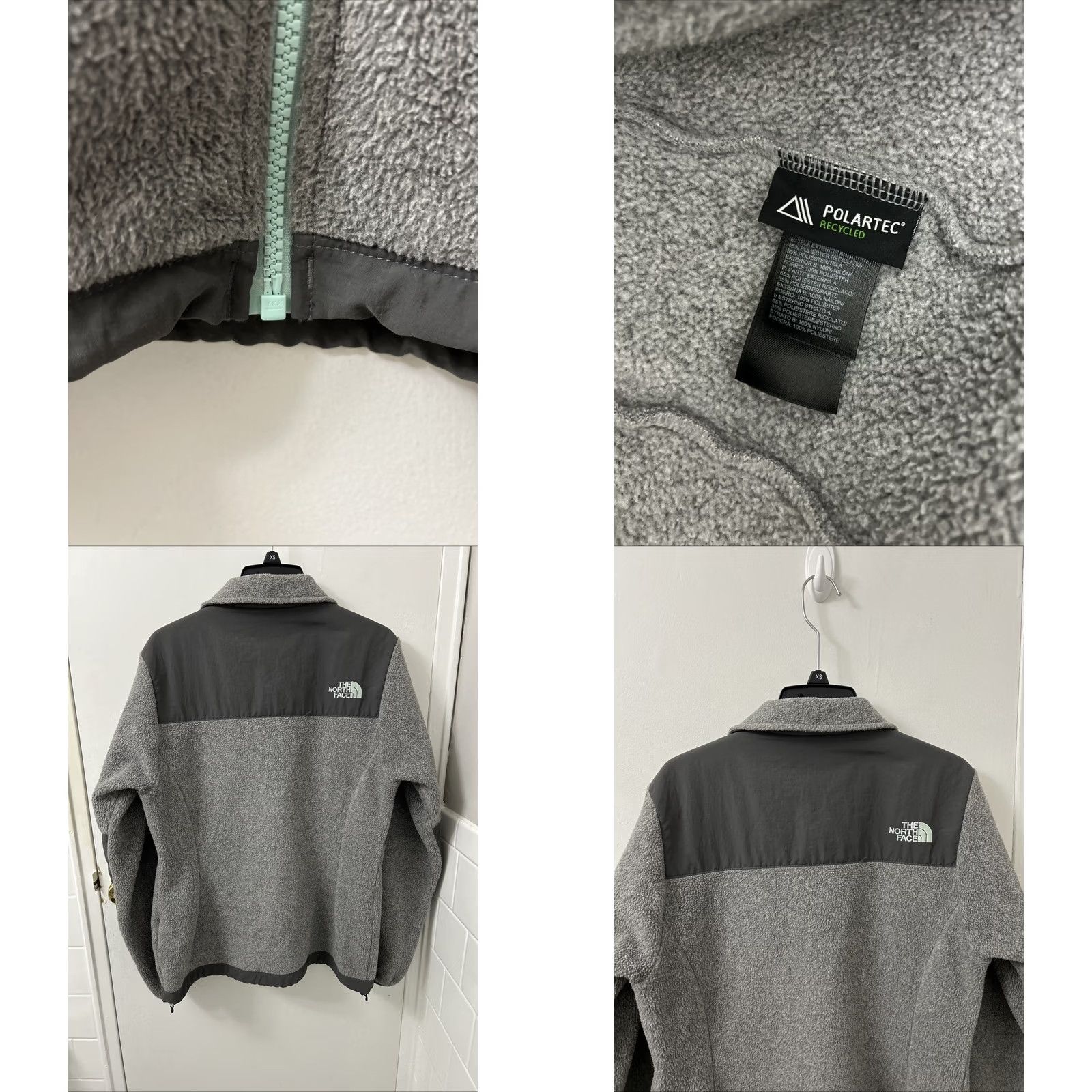 The North Face VINTAGE The North Face Denali Jacket Womens S Gray Fleece Pockets Polartec Full Zip YKK Size S / US 4 / IT 40 - 8 Thumbnail