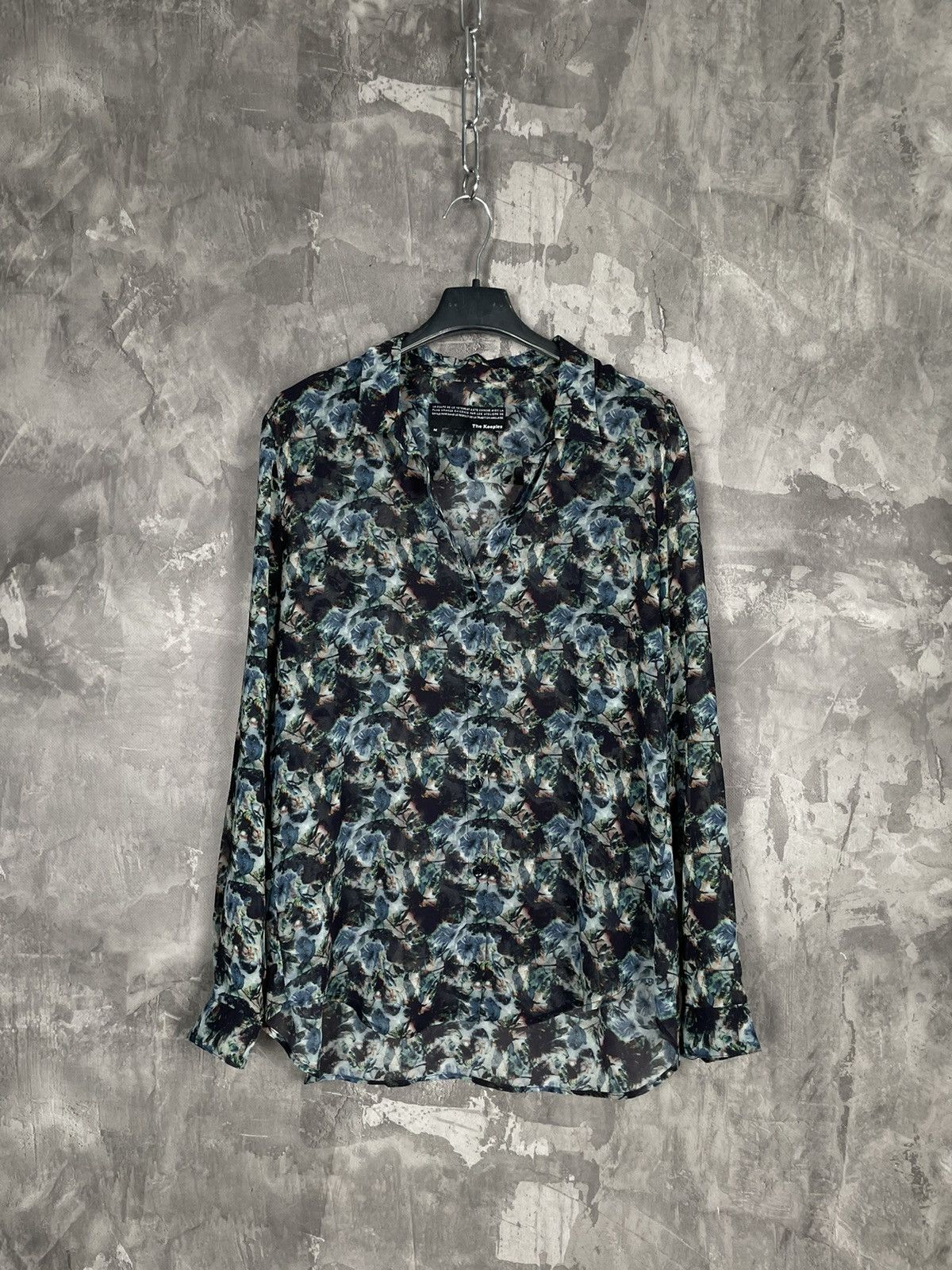 The Kooples The Kooples Flower Print Viscose Shirt Button Ups Size US M / EU 48-50 / 2 - 1 Thumbnail