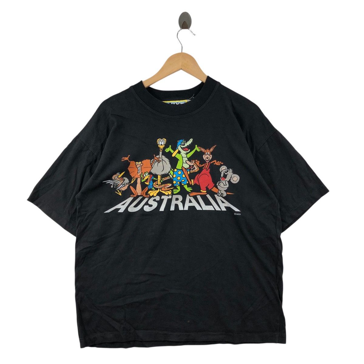 Vintage Vintage INCK AUSTRALIAN CARTOON Full Character T-Shirt Size US L / EU 52-54 / 3 - 1 Thumbnail
