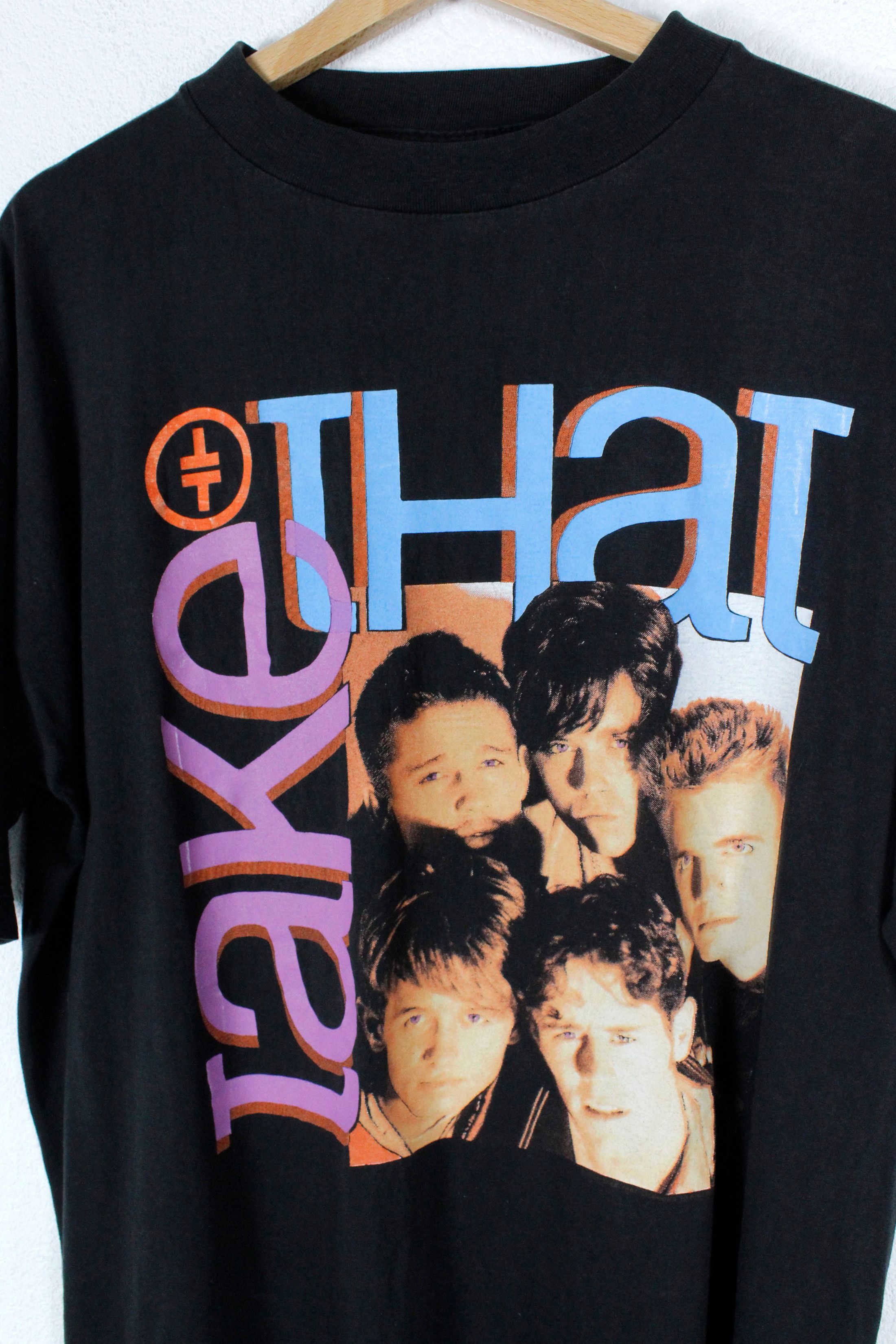 Band Tees × Vintage Vintage Take That & Party Band Graphic Tee T-shirt 90s Size US L / EU 52-54 / 3 - 2 Thumbnail