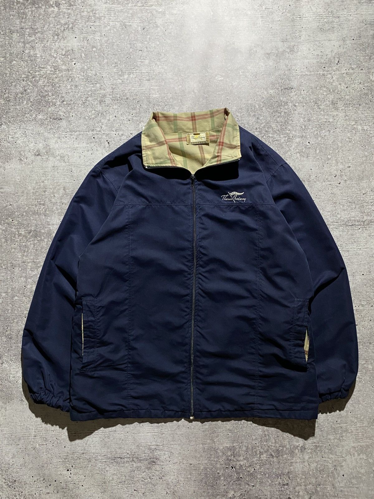 Burberry × Vintage Thomas Burberry vintage bombers jacket Size US XL / EU 56 / 4 - 2 Thumbnail