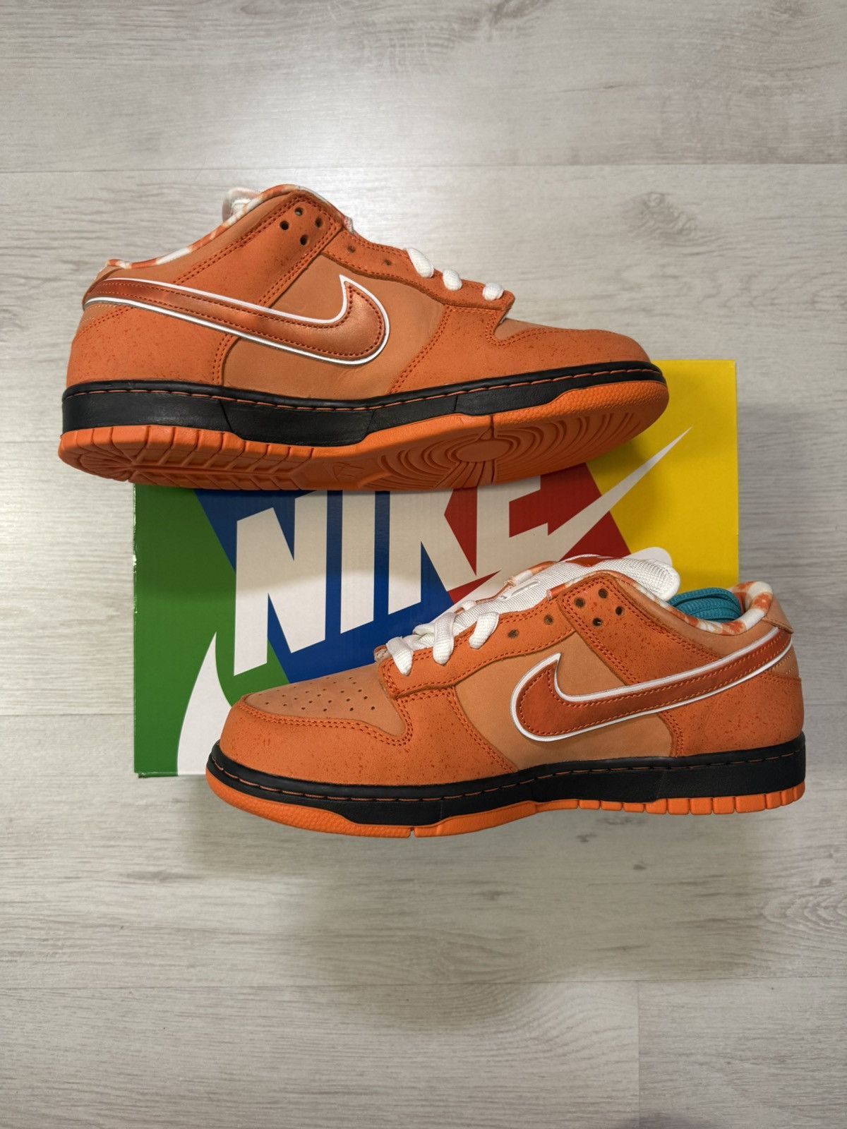 Nike 2022 Nike SB Dunk Low Concepts Orange Lobster Special Box Size US 9.5 / EU 42-43 - 3 Thumbnail