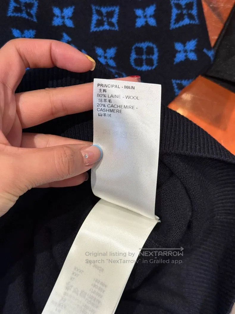 Louis Vuitton Louis Vuitton Long Sleeve Sweater with Full Print on Cuff Size US S / EU 44-46 / 1 - 7 Thumbnail