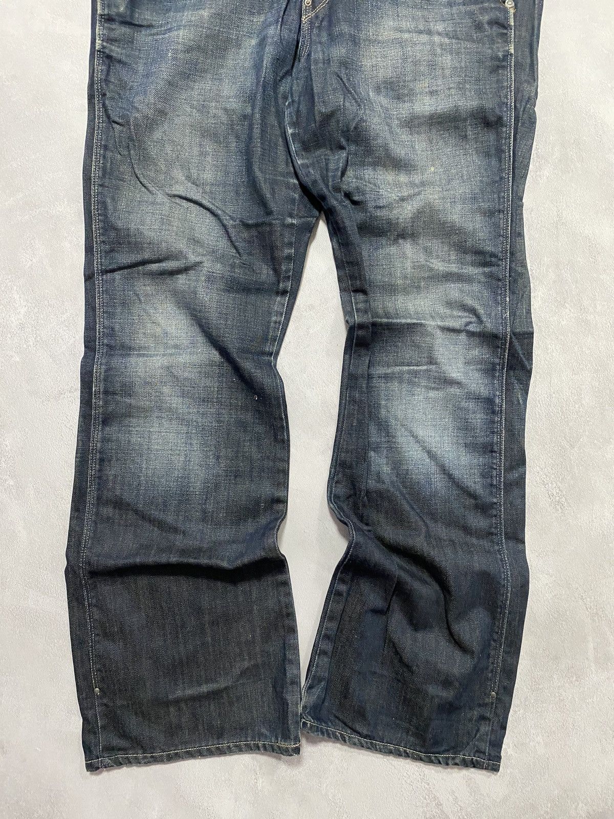 G-Star Vintage G-Star Denim Pants Jeans Double Knee Faded 3301 Size US 31 - 3 Thumbnail