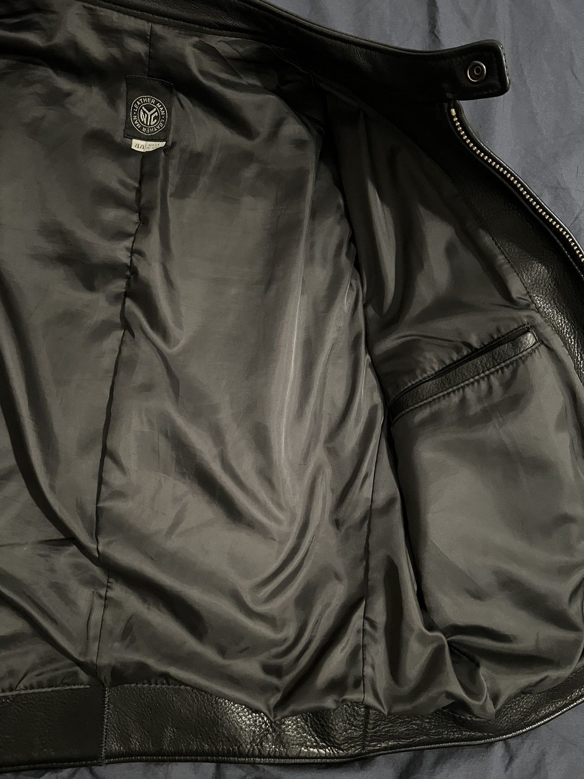 Vintage Vintage Heavy Leatherman NYC Motorcyle Jacket Size US M / EU 48-50 / 2 - 4 Thumbnail