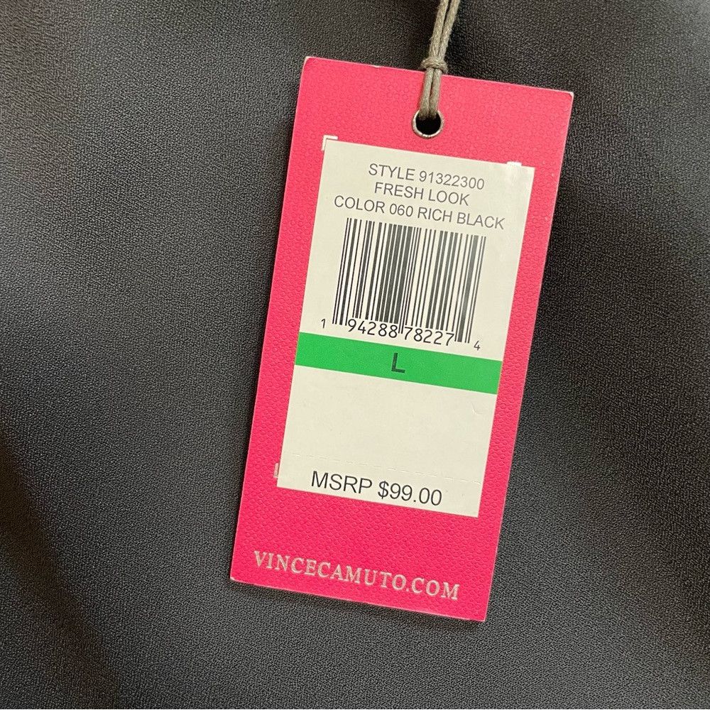 Vince Camuto NWT New $99 Vince Camuto Black Rumple Pants Size L Size 36" / US 14 / IT 50 - 6 Thumbnail