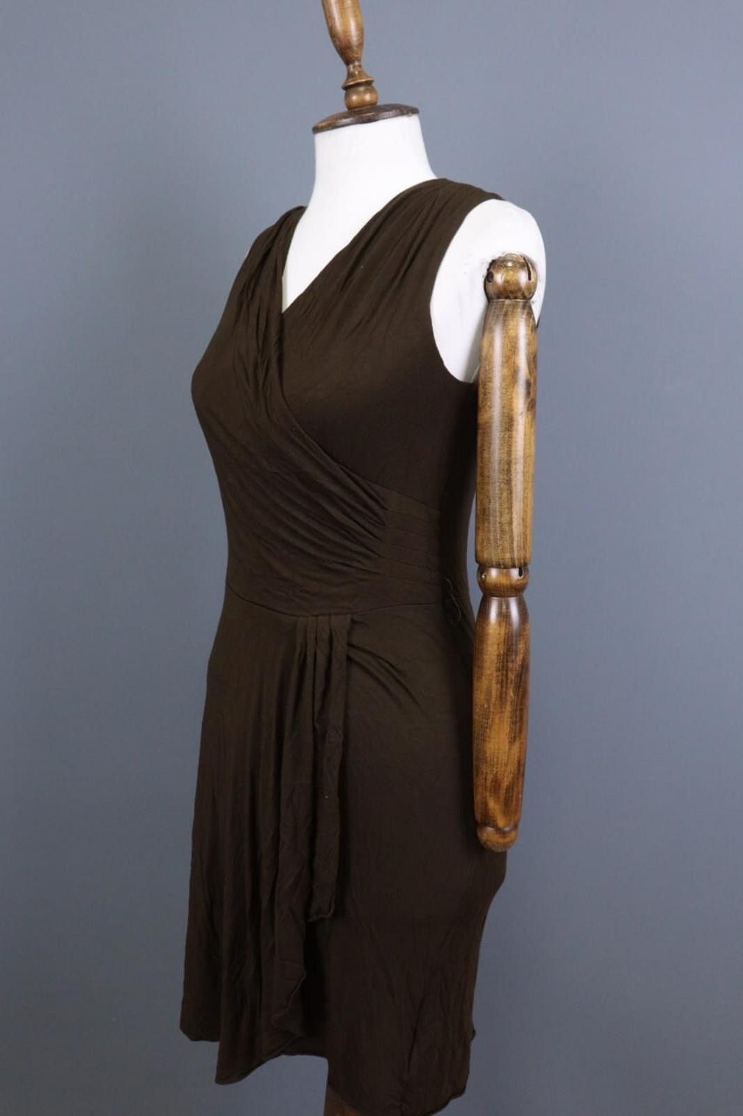 Lauren Ralph Lauren Lauren Ralph Lauren Brown Bodycon Tank Midi Dress XS Size XS / US 0-2 / IT 36-38 - 7 Thumbnail