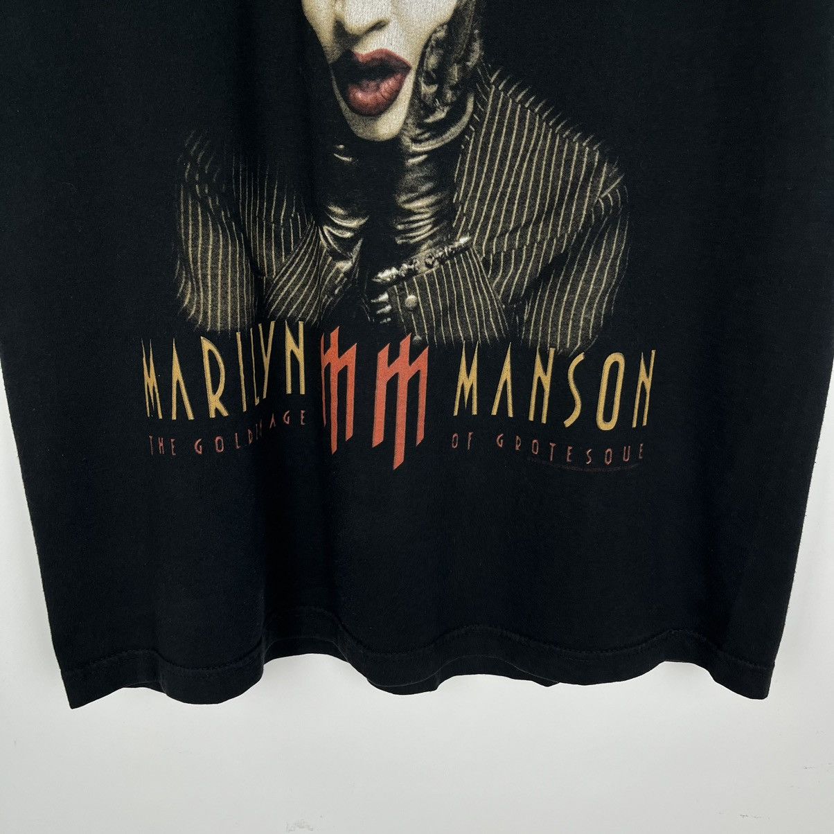 Vintage Marilyn Manson “Grotesk Burlesk” band T shirt 2003