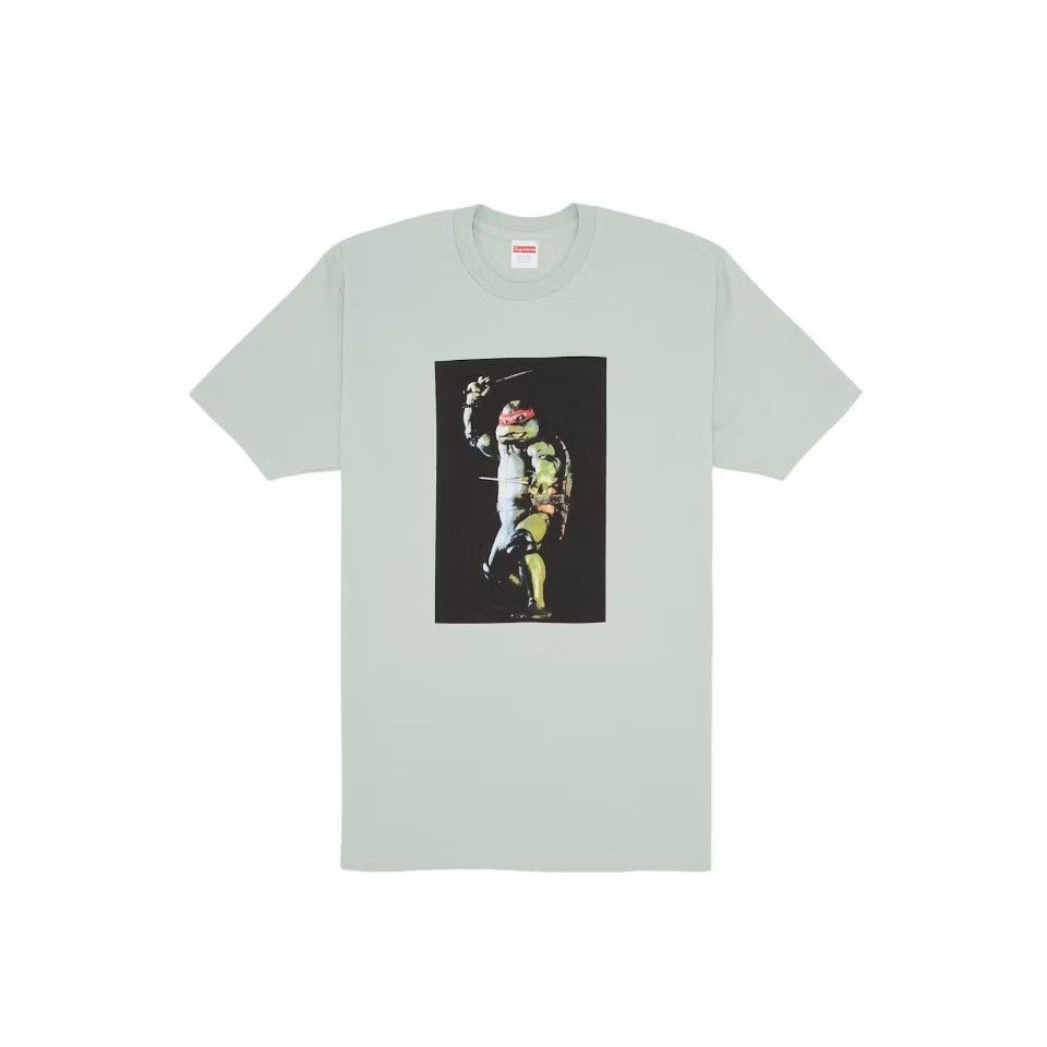 Supreme SUPREME RAPHAEL TEE TMNT Medium Pale Aqua new in plastic Size US M / EU 48-50 / 2 - 2 Thumbnail