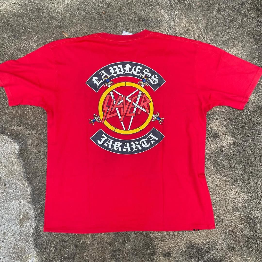 Band Tees Tshirt Lawles X Slayer Size US XL / EU 56 / 4 - 1 Thumbnail
