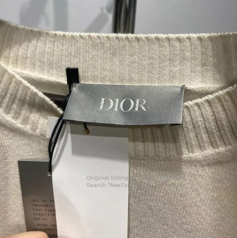 Dior Dior Beige Cashmere Pullover Sweater for Men . Size US L / EU 52-54 / 3 - 5 Thumbnail