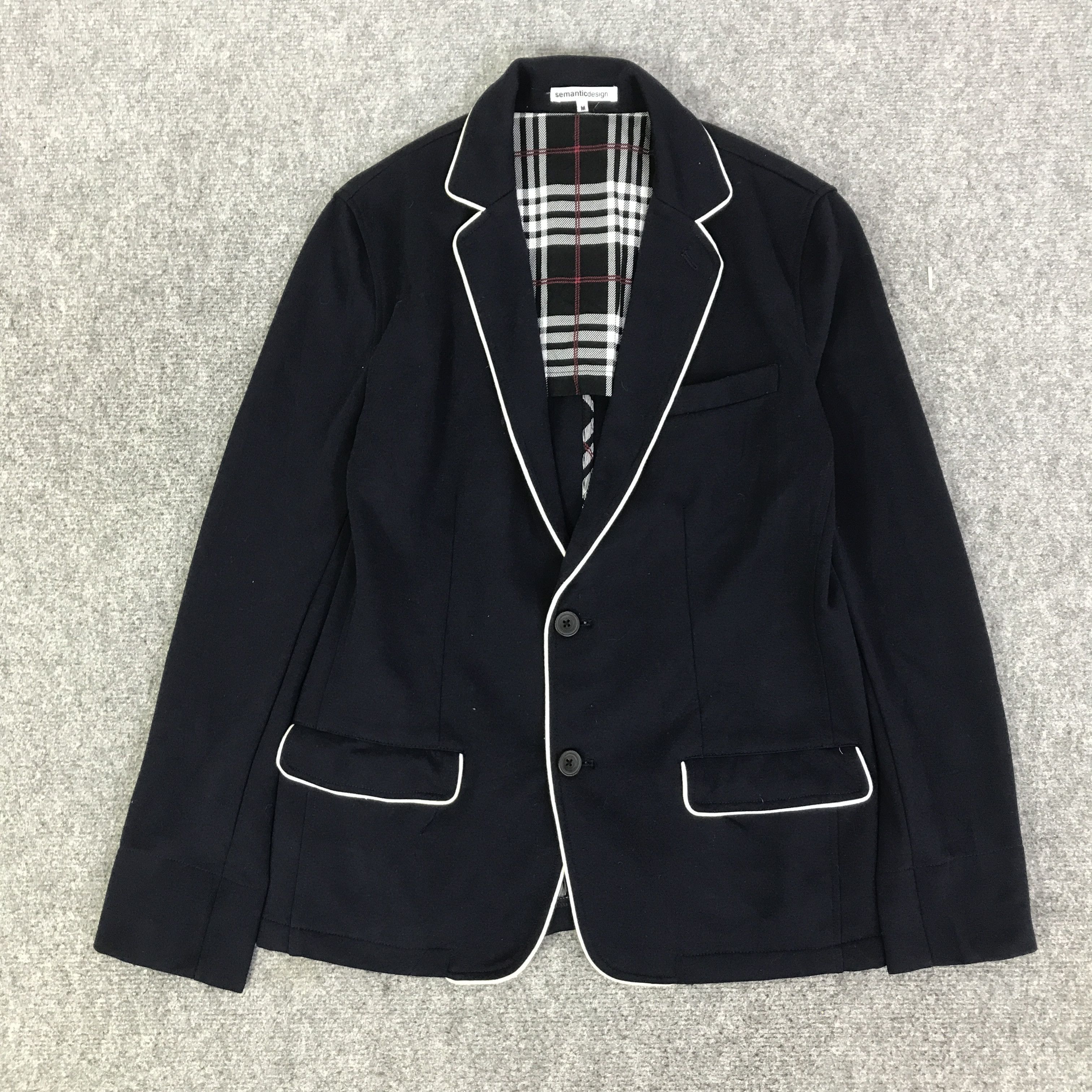 semanticdesign SEMANTICDESIGN COTTON BLLAZER JACKET K121B17 Size US M / EU 48-50 / 2 - 1 Thumbnail