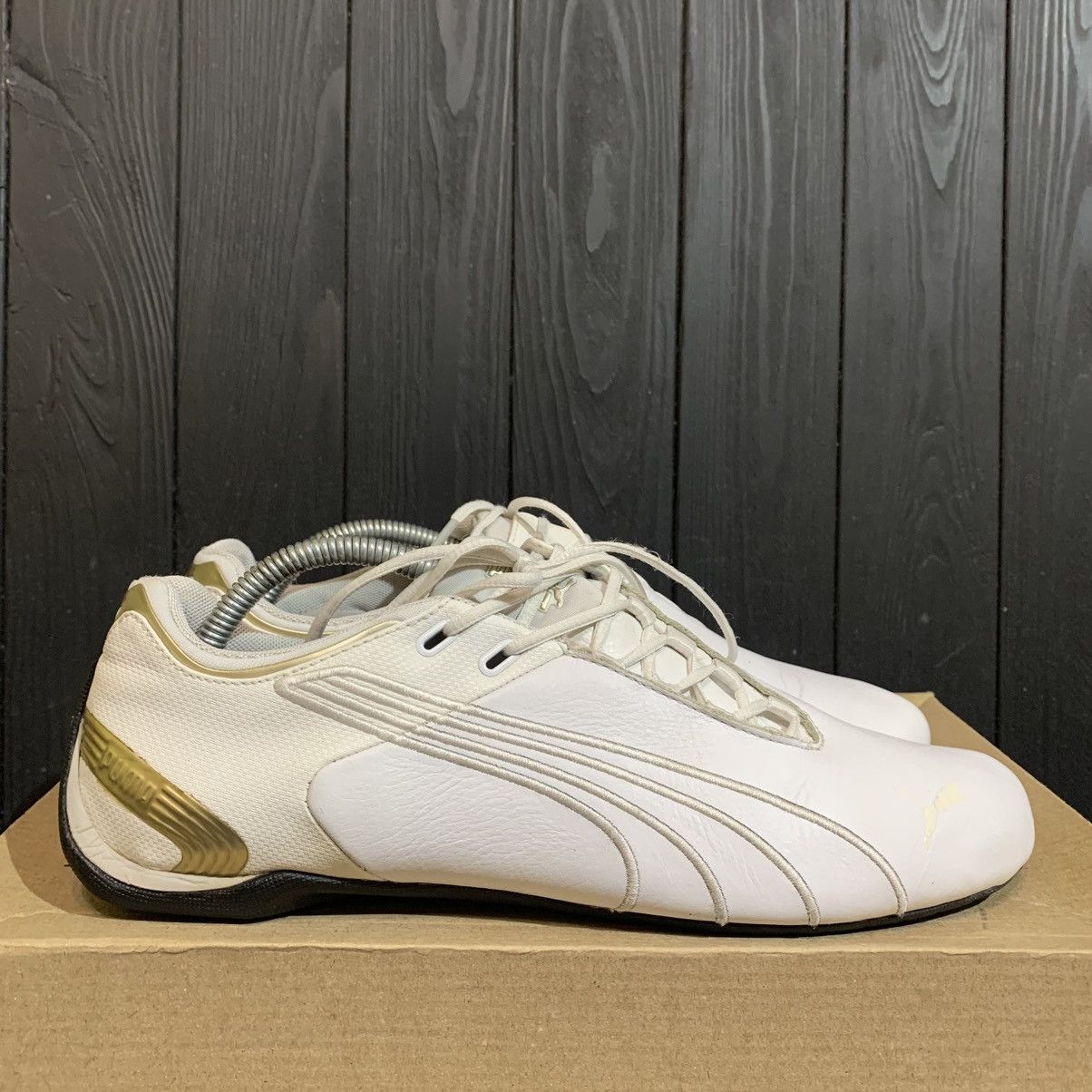 Puma × Vintage Vintage Puma Leather Sneakers 43 EU 10 US Balenciaga Style Size US 10 / EU 43 - 1 Thumbnail