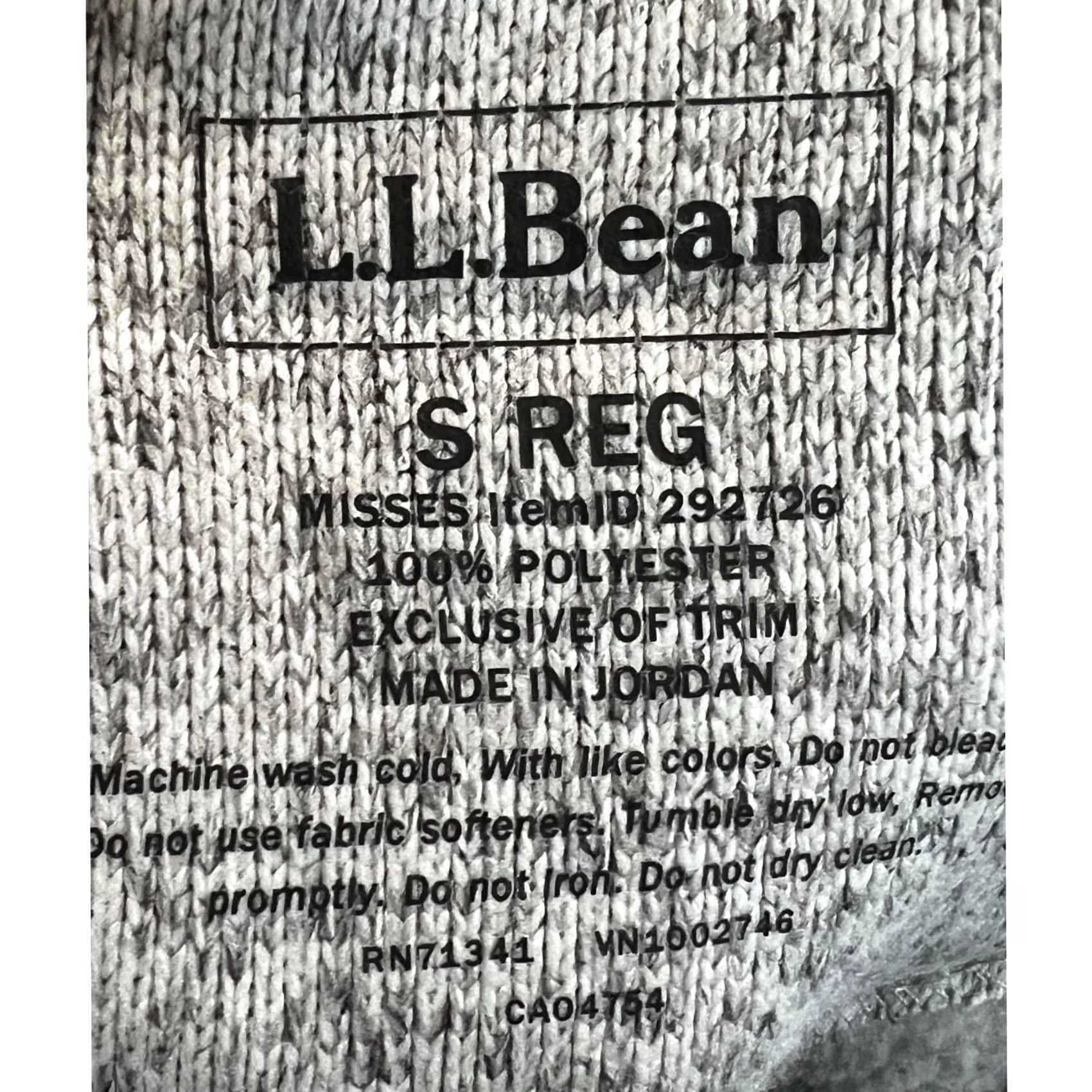 Vintage L.L. Bean Women's Sweater Fleece Pullover Gray 1/4 Snap Pockets Outdoors Sz S Hoodie Sweatshirt Pullover Womens Size S / US 4 / IT 40 - 7 Thumbnail