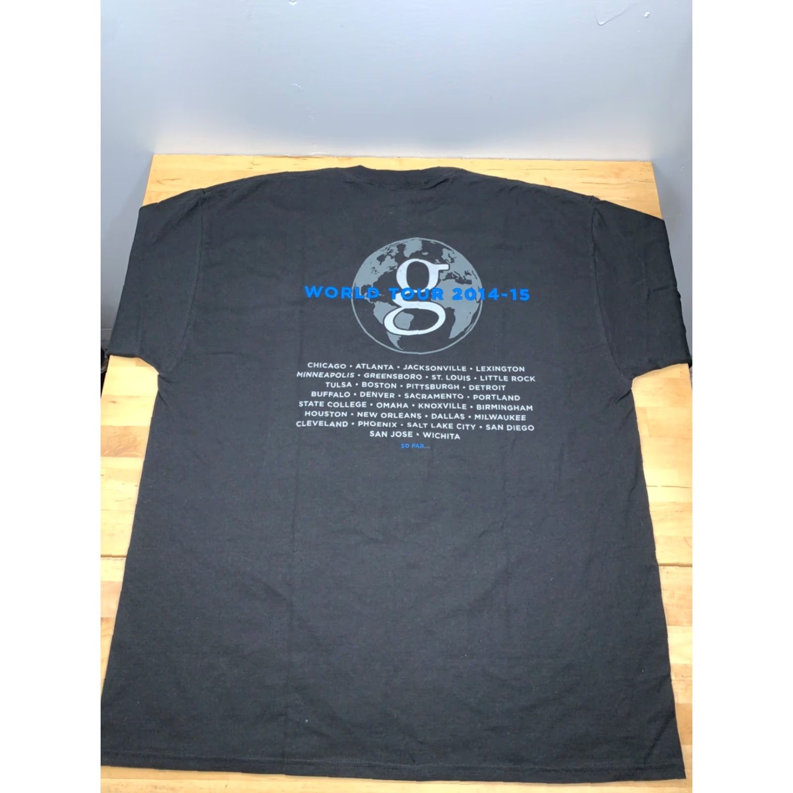 Hanes Garth Brooks 2014-15 World Tour T Shirt Merch Black 2XL Mens Hanes Crew Neck Short Sleeve #4542 Size US XXL / EU 58 / 5 - 5 Thumbnail